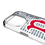 Boston Red Sox Text Backdrop Clear Phone Case for Apple iPhone