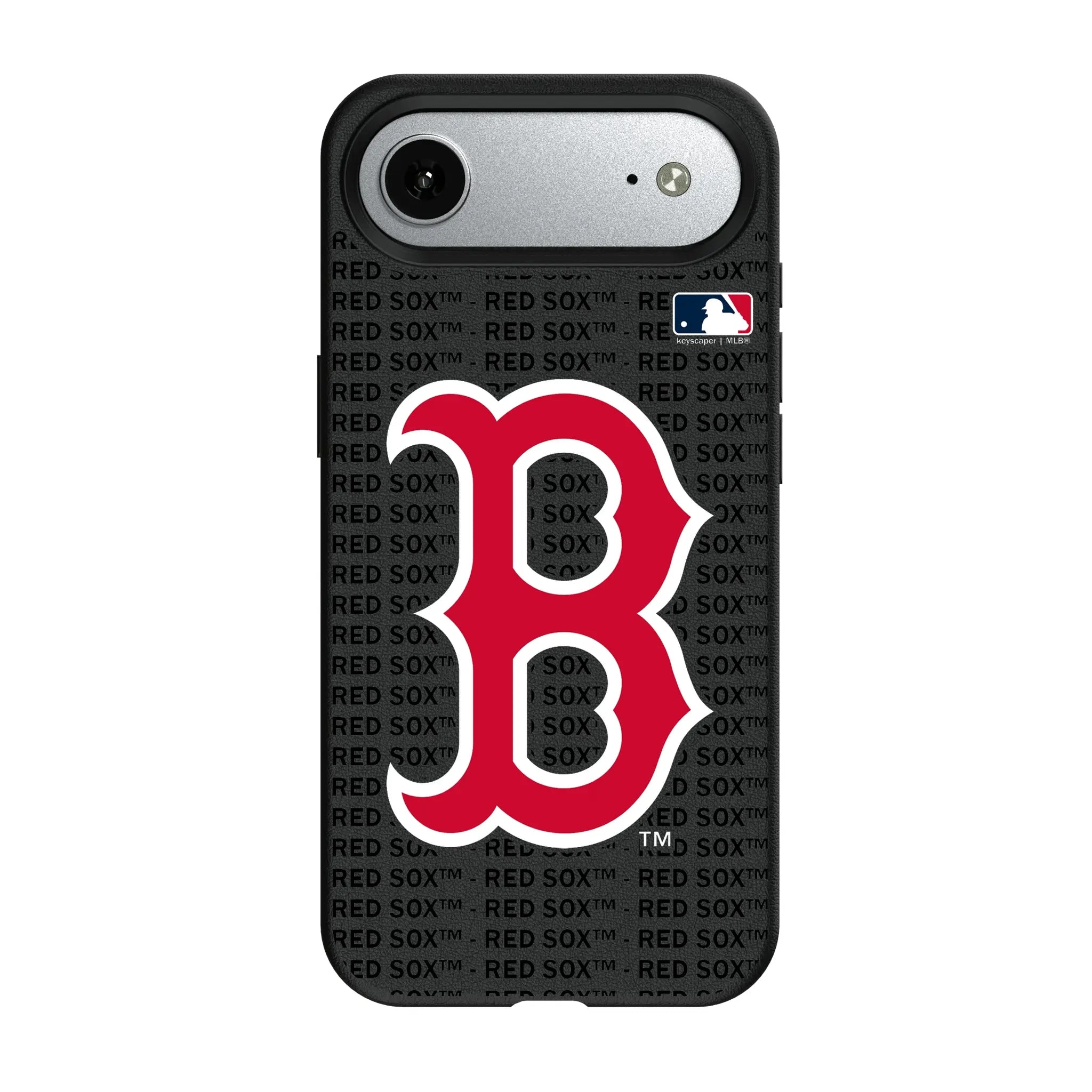 Boston Red Sox Text Backdrop MagSafe Compatible Phone Case for Apple iPhone