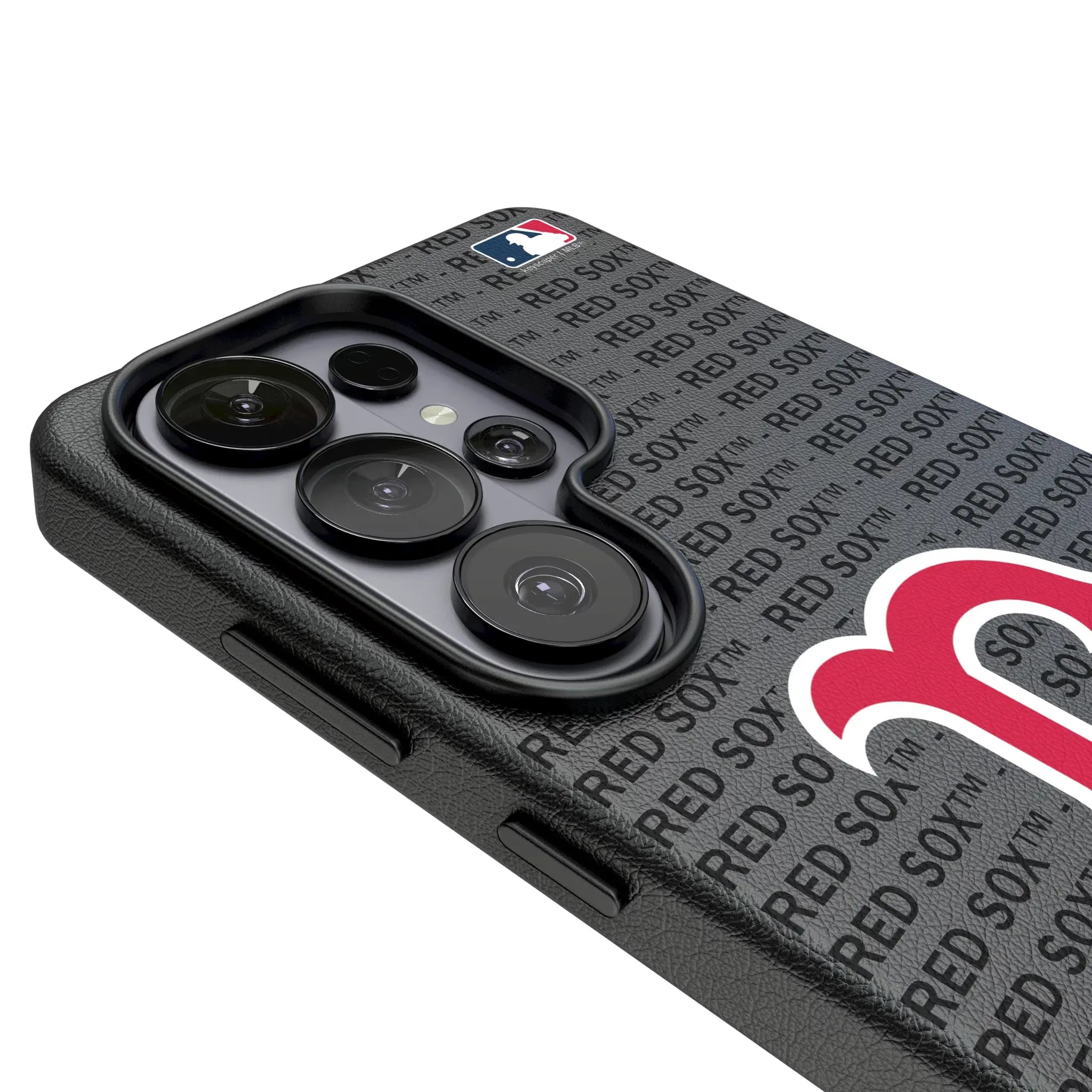 Boston Red Sox Text Backdrop MagSafe Compatible Phone Case for Samsung Galaxy
