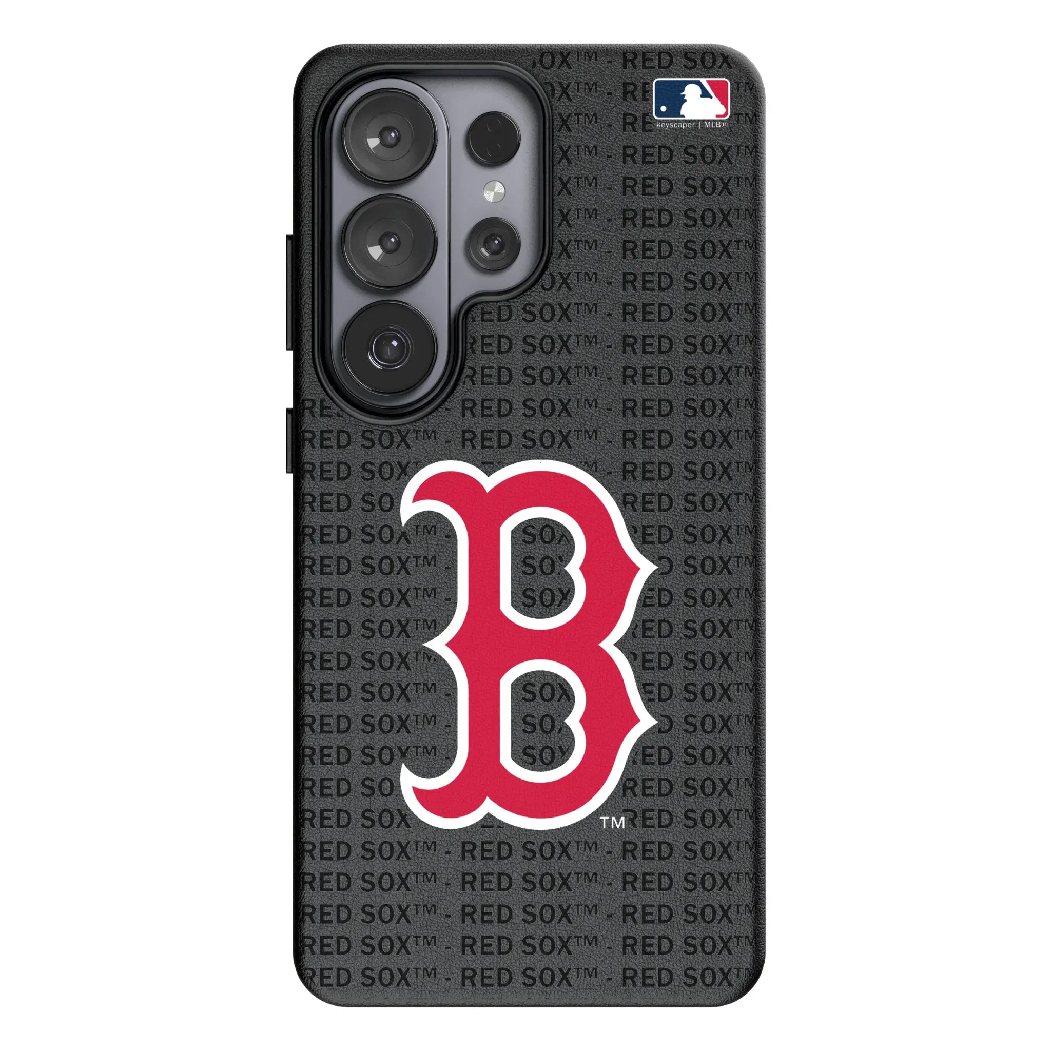Boston Red Sox Text Backdrop MagSafe Compatible Phone Case for Samsung Galaxy