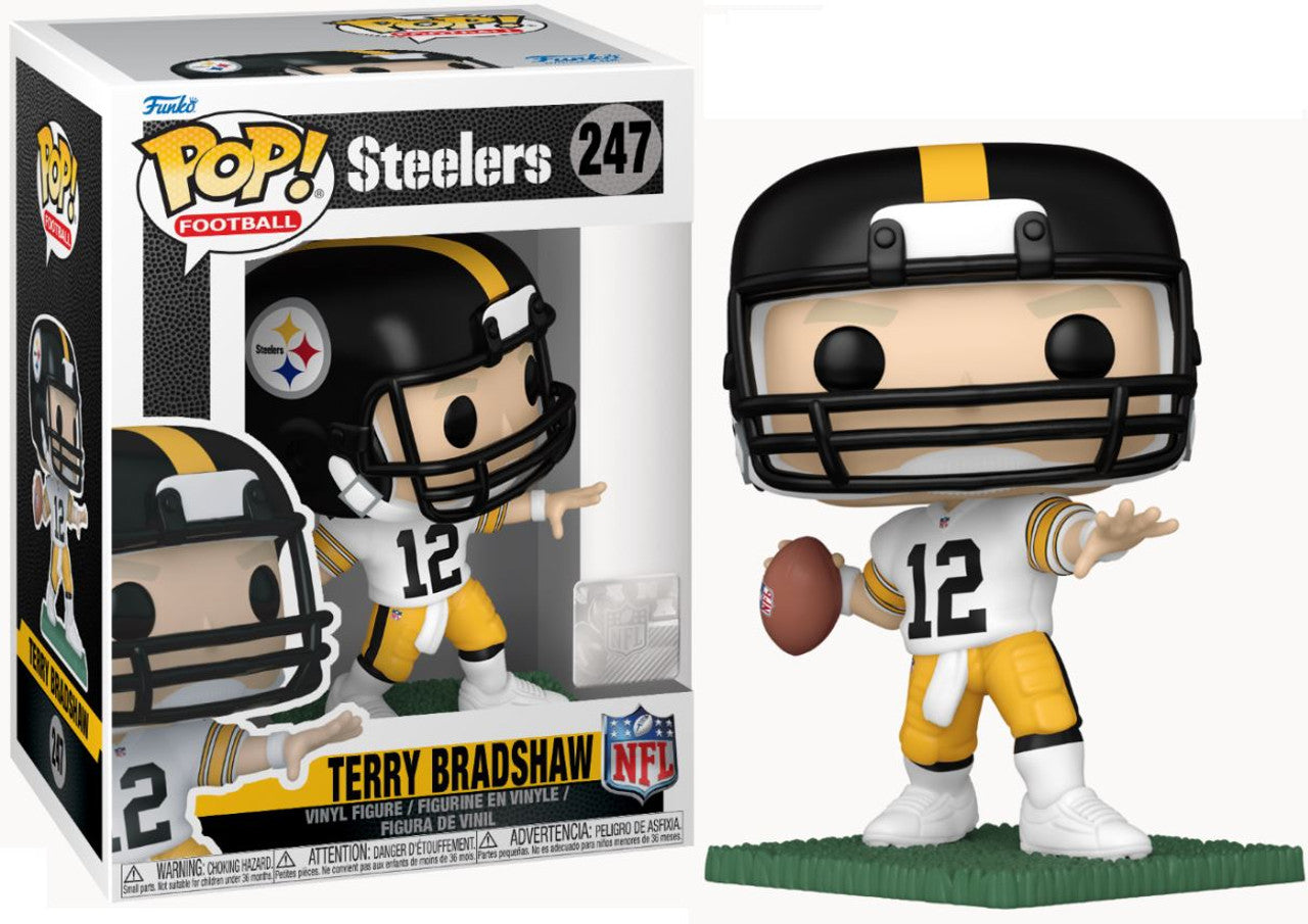 Terry Bradshaw (Pittsburgh Steelers) Funko Pop! NFL Legends Funko - Sports Collectibles, Sports Memorabilia, Sports Fan Shop, Sports Gifts