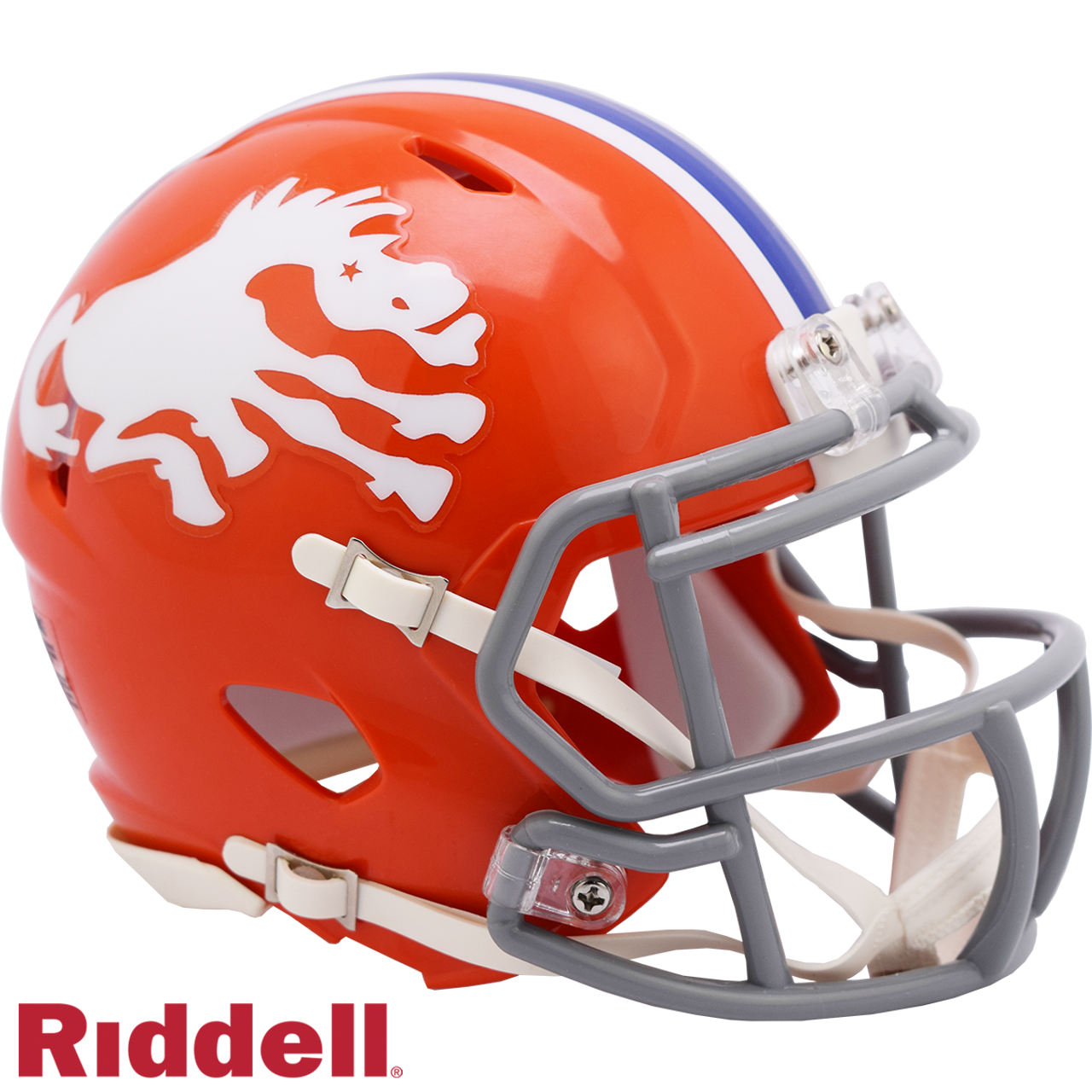 Denver Broncos Helmet Riddell Replica Mini Speed Style 1966 T/B - Sports Collectibles, Sports Memorabilia, Sports Fan Shop, Sports Gifts