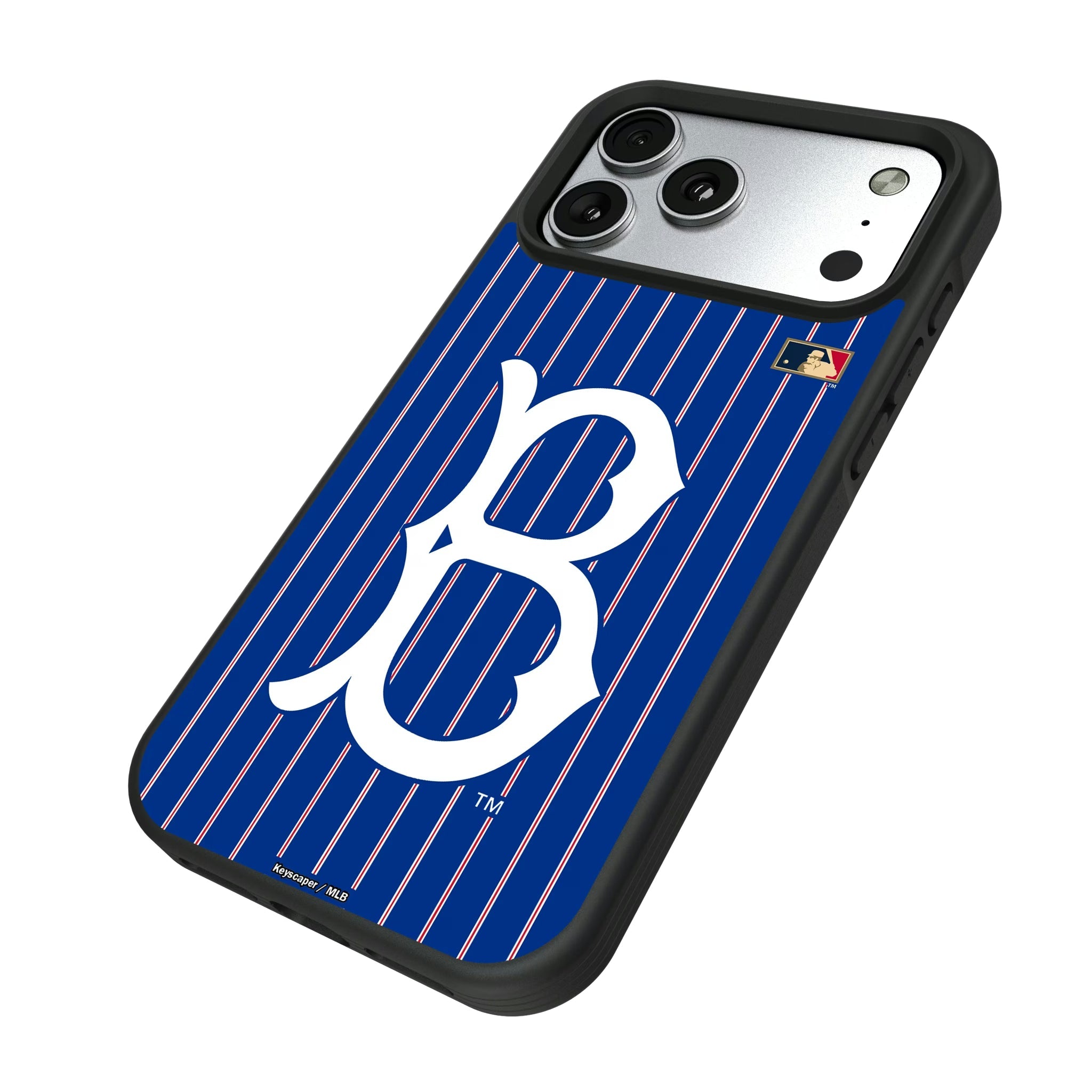 Brooklyn Dodgers 1949-1957 - Cooperstown Collection Pinstripe Bump Phone Case - Sports Gifts, Sports Memorabilia, Sports Collectibles, Fan Shop