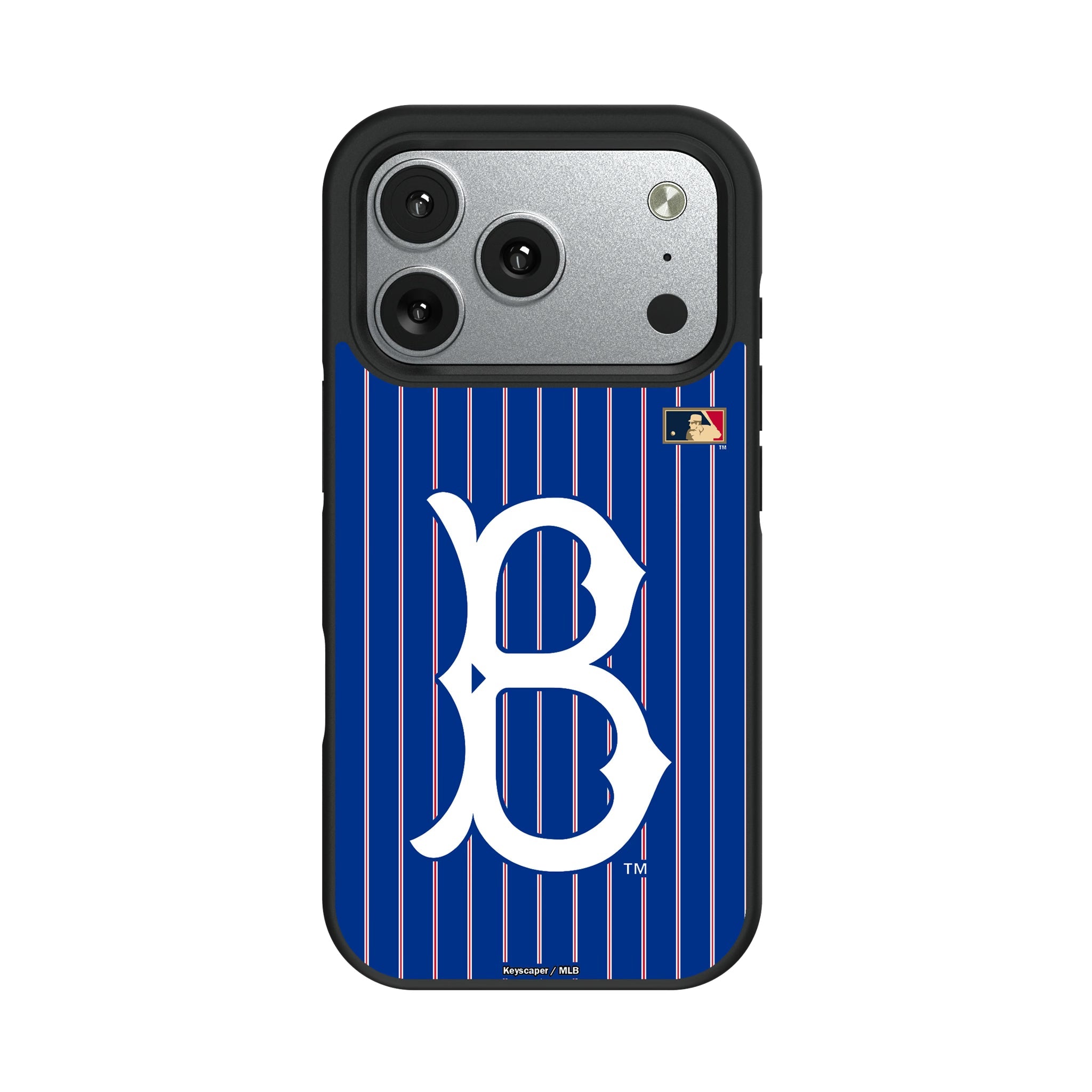 Brooklyn Dodgers 1949-1957 - Cooperstown Collection Pinstripe Bump Phone Case - Sports Gifts, Sports Memorabilia, Sports Collectibles, Fan Shop