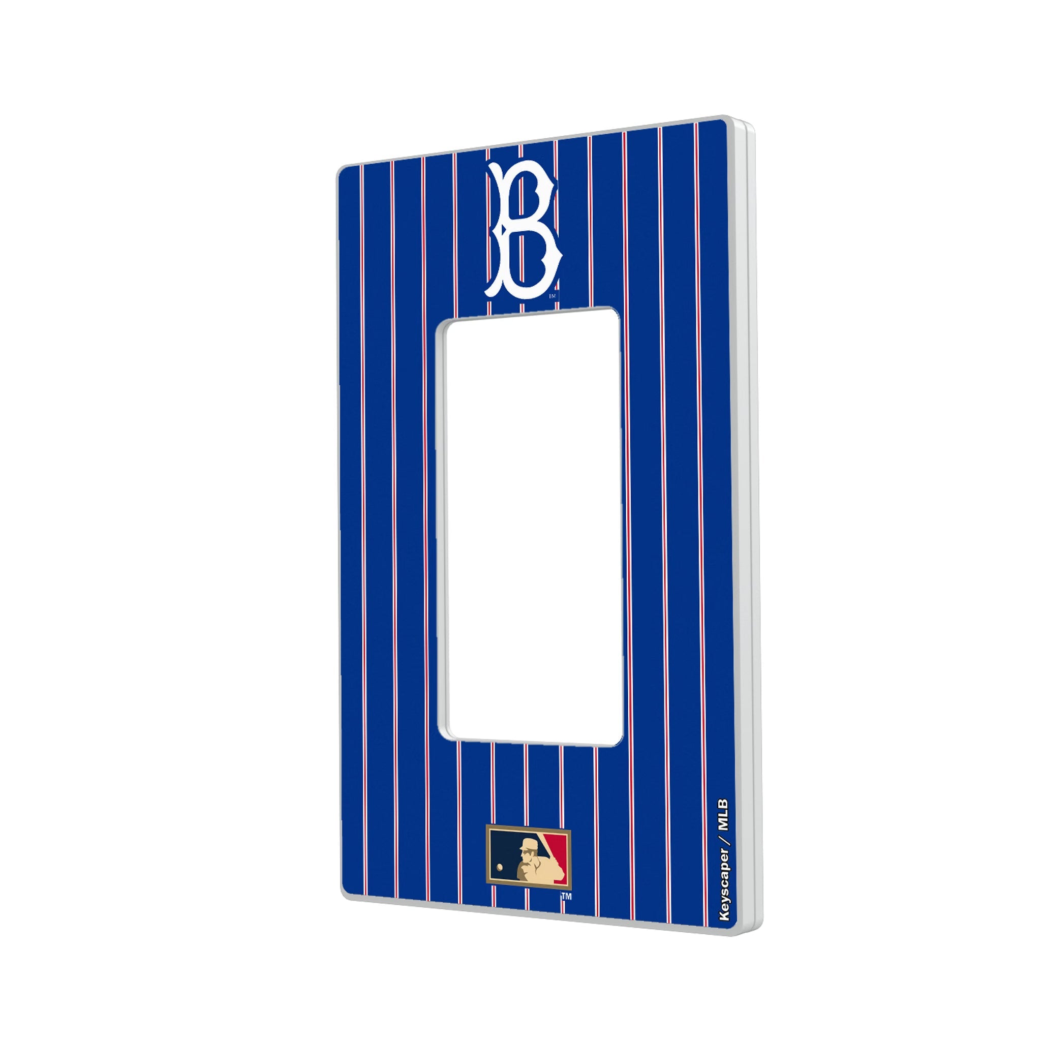 Brooklyn Dodgers 1949-1957 - Cooperstown Collection Pinstripe Hidden-Screw Light Switch Plate