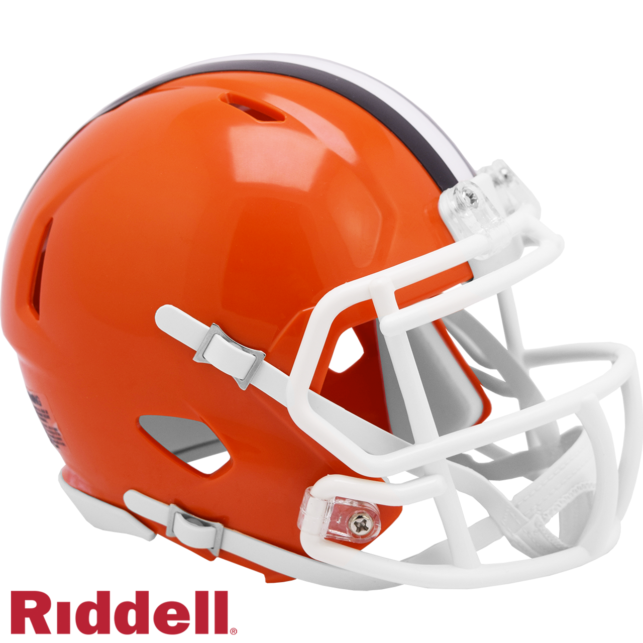 Cleveland Browns Helmet Riddell Replica Mini Speed Style 1975-2005 T/B - Sports Collectibles, Sports Memorabilia, Sports Fan Shop, Sports Gifts
