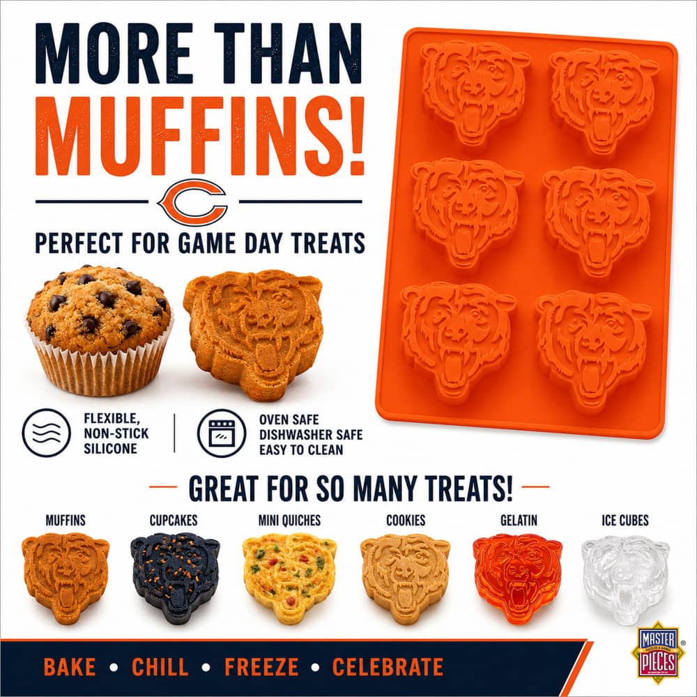 Chicago Bears Themed Muffin Pan