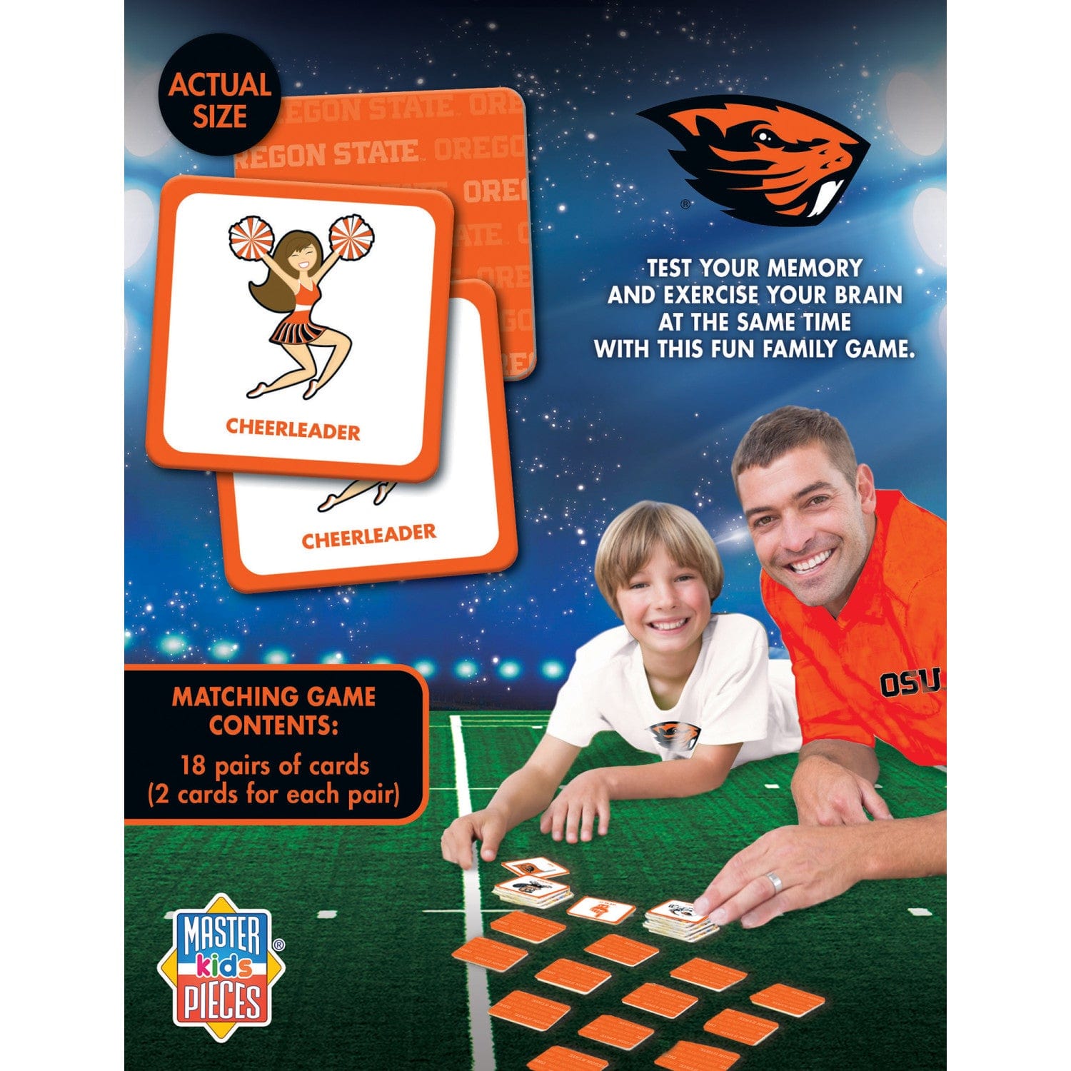 Oregon State Beavers Memory Match Game - Sports Gifts, Sports Memorabilia, Sports Collectibles, Fan Shop