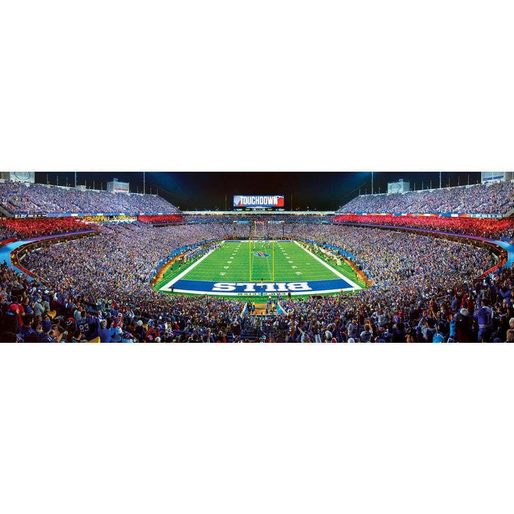 Buffalo Bills 1000 Piece Panoramic Jigsaw Puzzle - End View - Sports Gifts, Sports Memorabilia, Sports Collectibles, Fan Shop