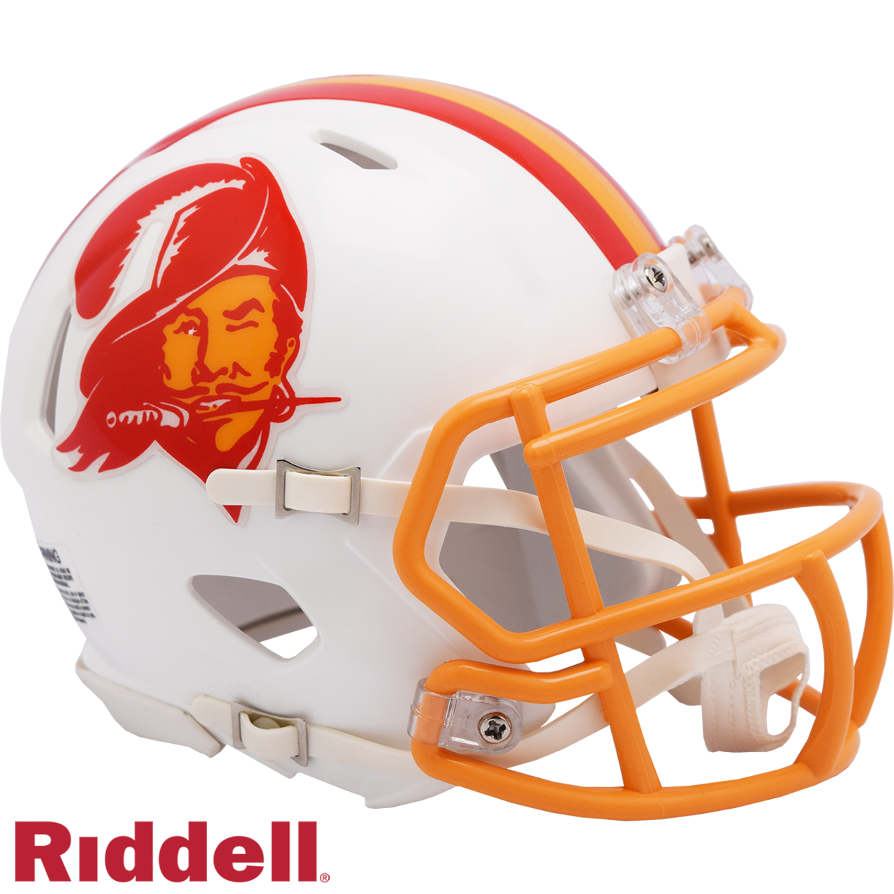 Tampa Bay Buccaneers Helmet Riddell Replica Mini Speed Style 1976-1996 T/B - Sports Collectibles, Sports Memorabilia, Sports Fan Shop, Sports Gifts