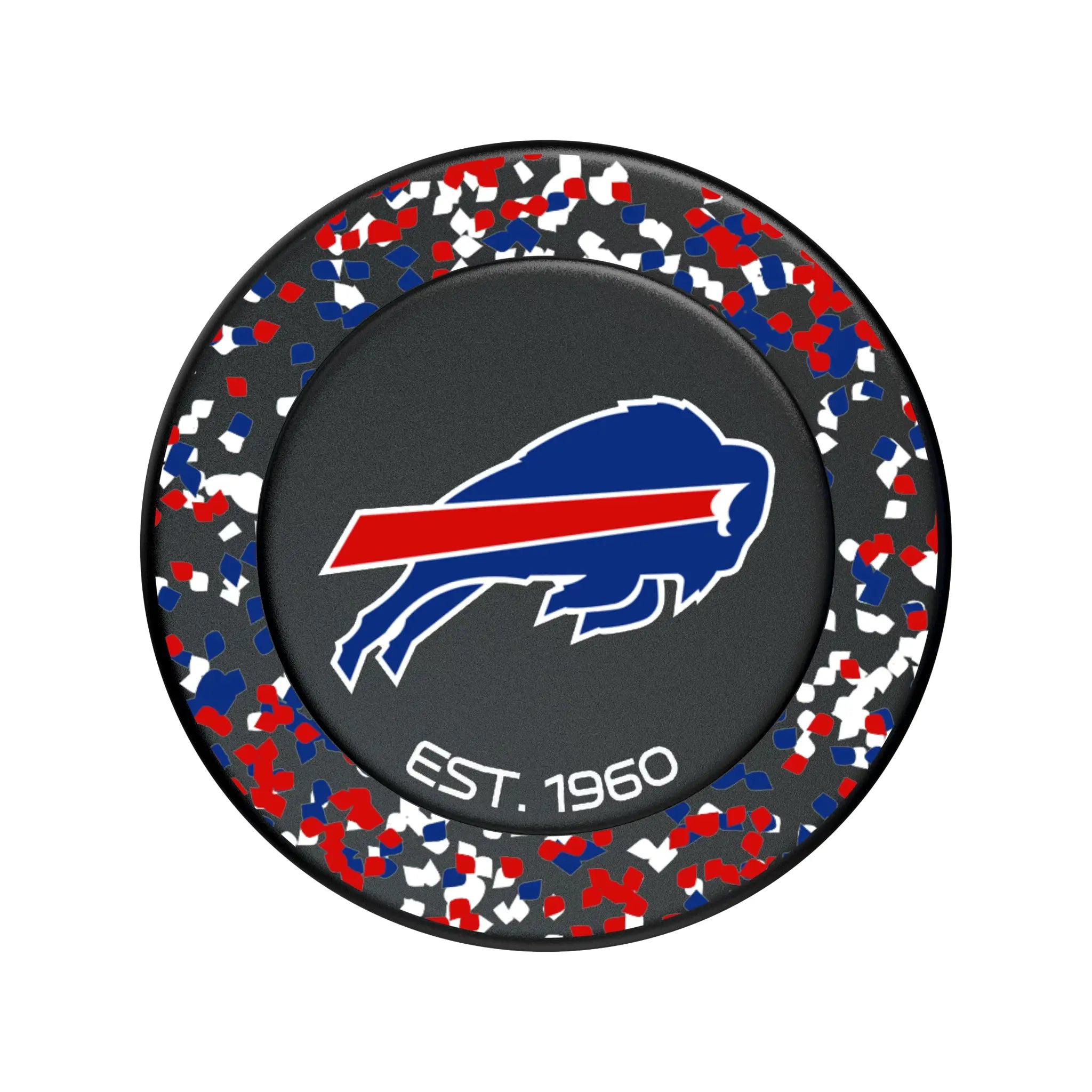 Buffalo Bills Confetti PopSockets Magnetic Phone Grip and Stand