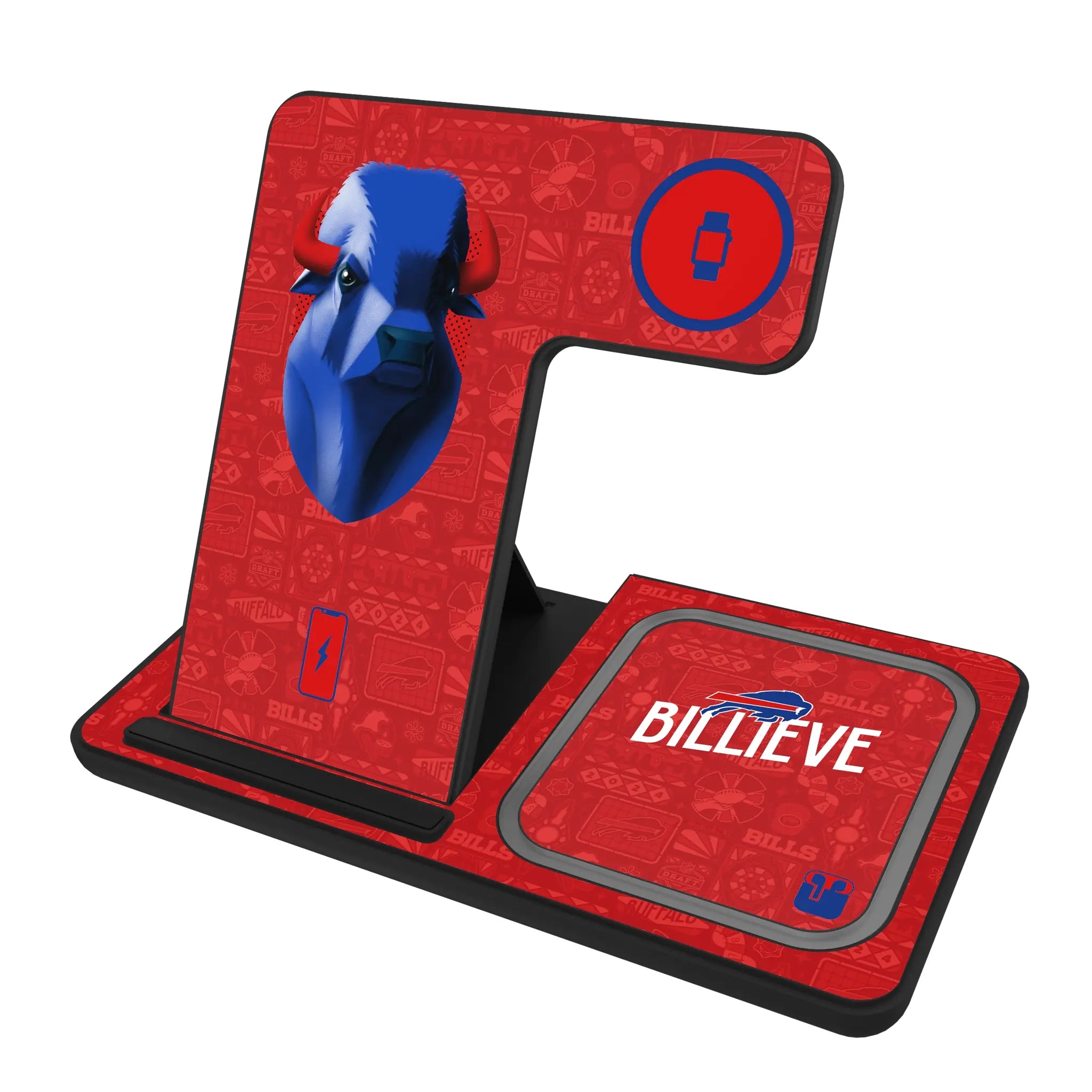 Buffalo Bills 2024 Illustrated Limited Edition 3 in 1 Charging Station