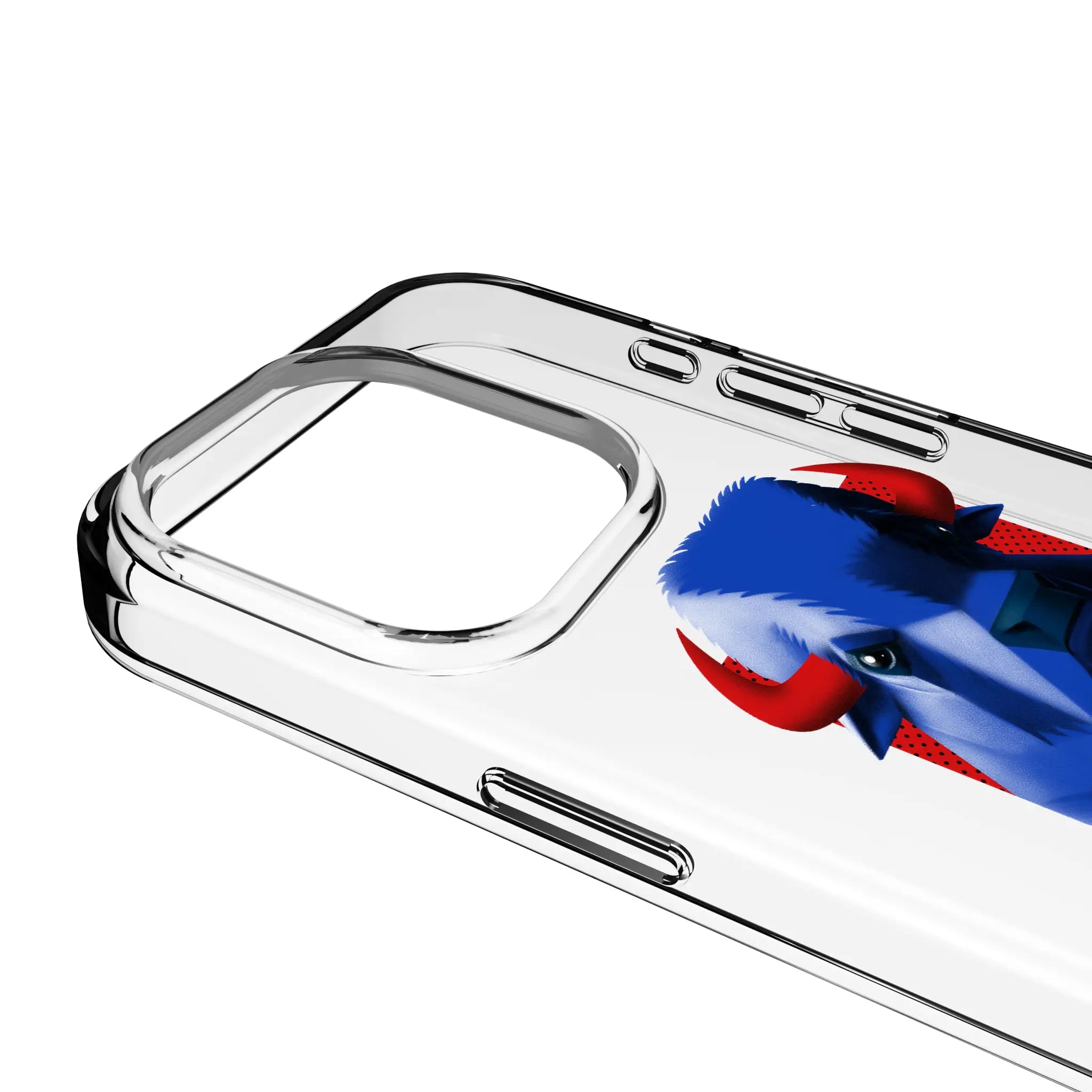 Buffalo Bills 2024 Edition Clear Phone Case for Apple iPhone