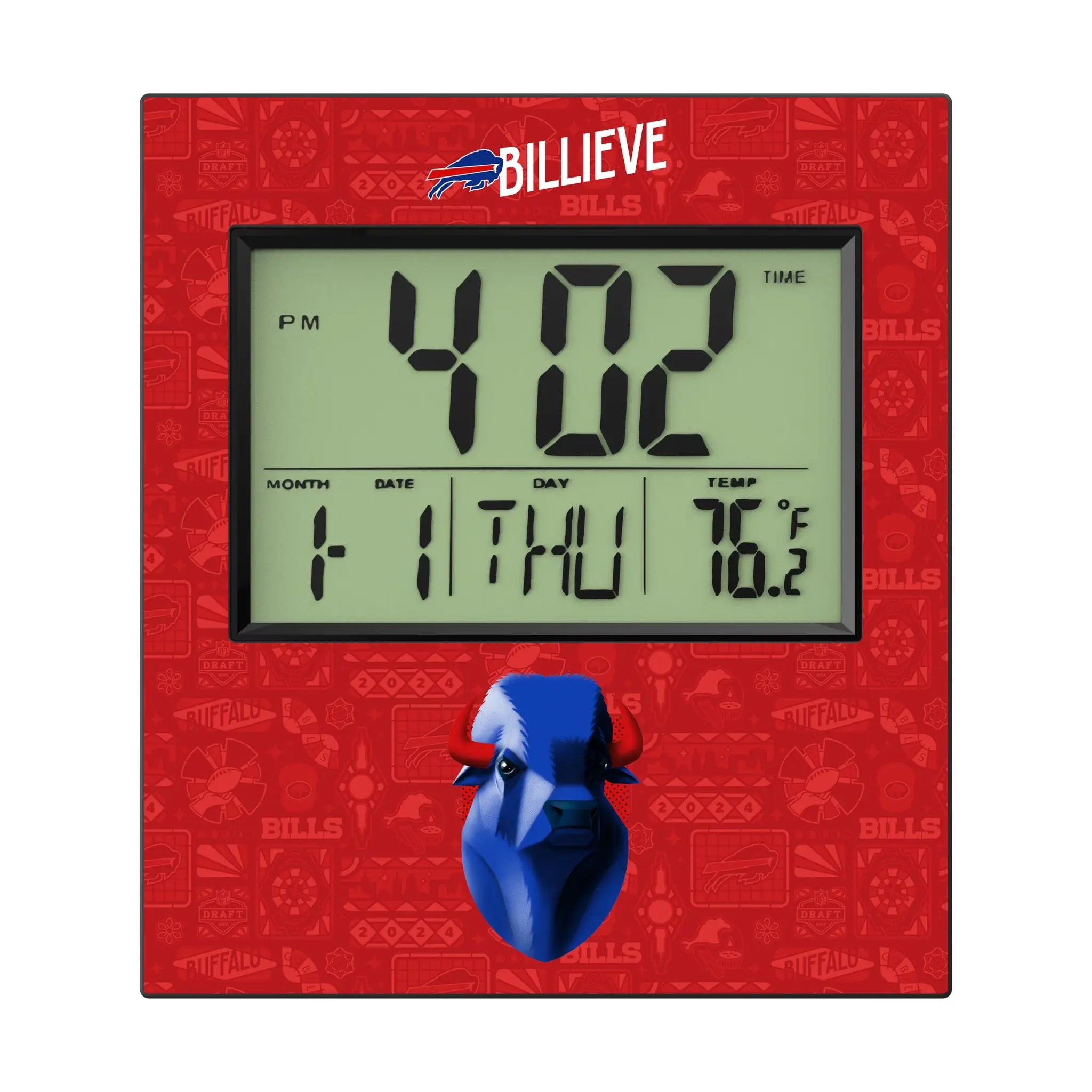 Buffalo Bills 2024 Edition Wall Clock