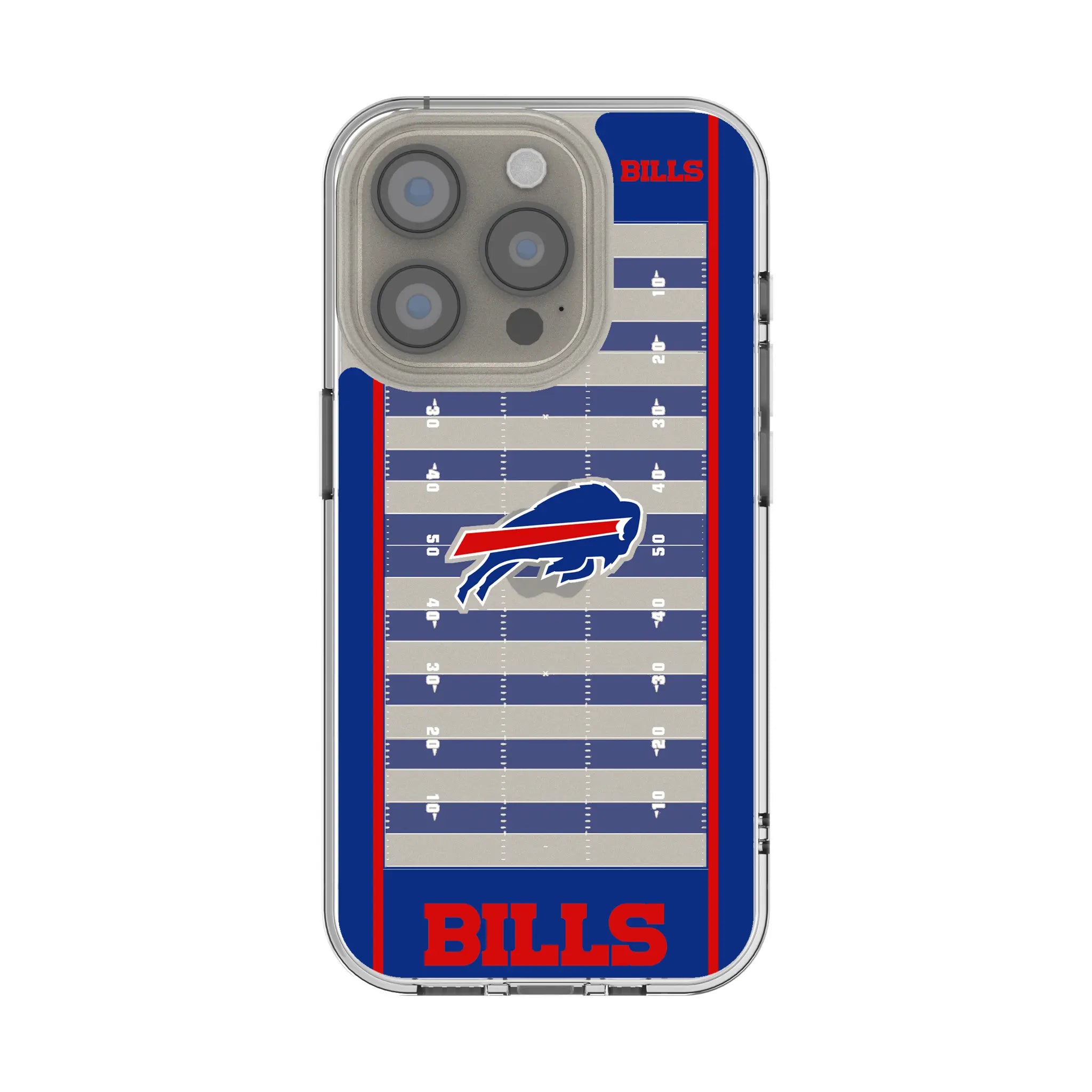 Buffalo Bills Field Clear Phone Case for Apple iPhone