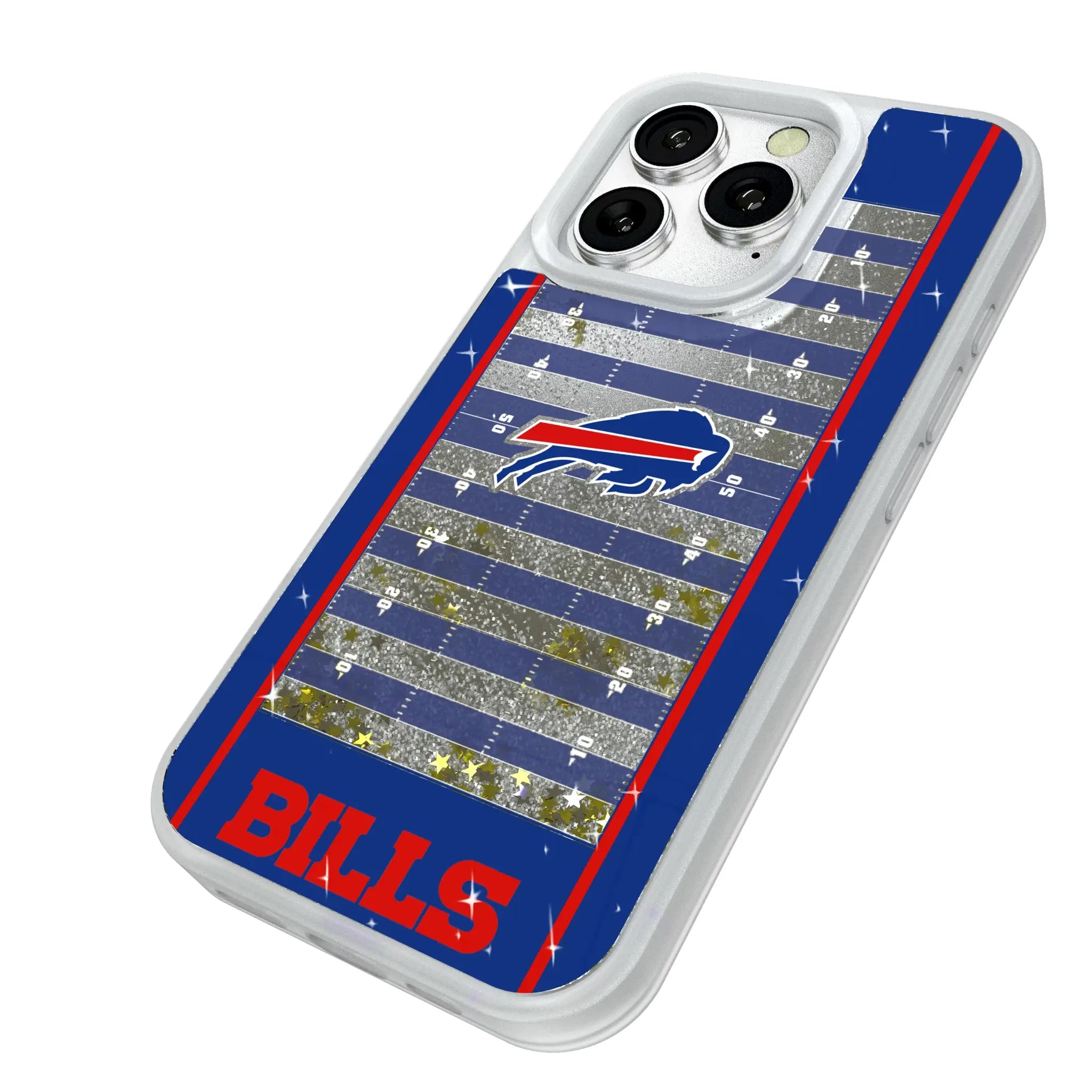 Buffalo Bills Field Glitter Phone Case
