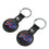 Buffalo Bills Insignia Black Airtag Holder 2-Pack
