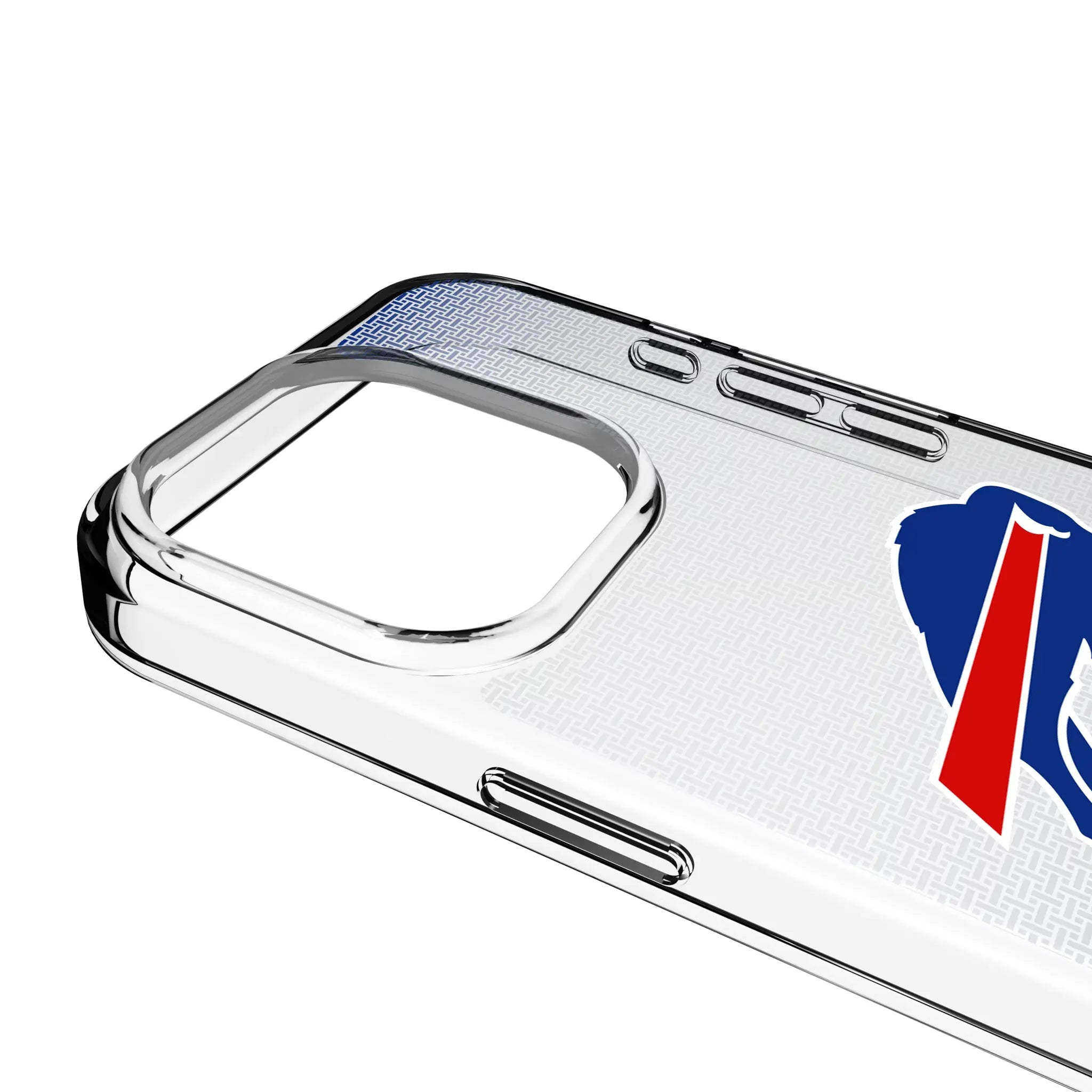 Buffalo Bills Linen Clear Phone Case for Apple iPhone