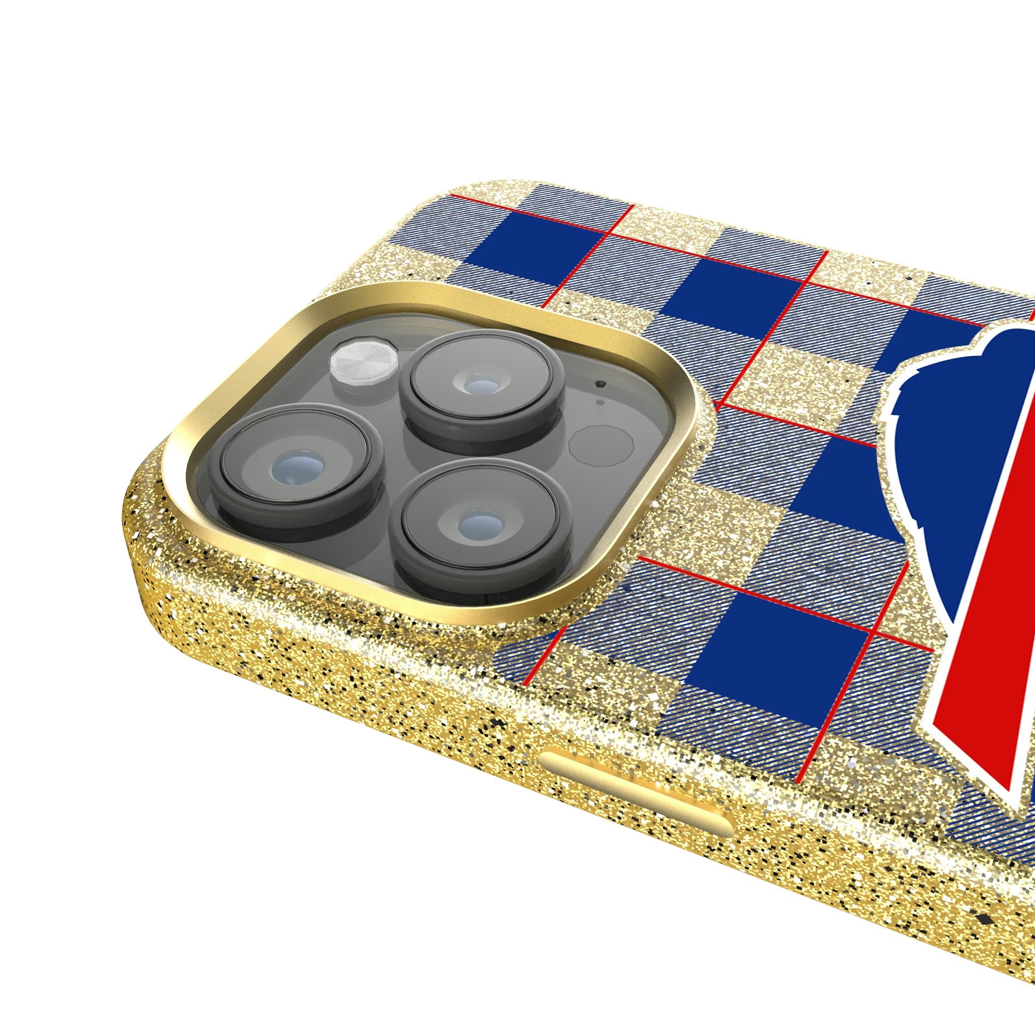 Buffalo Bills Plaid Bling Phone Case - Sports Gifts, Sports Memorabilia, Sports Collectibles, Fan Shop