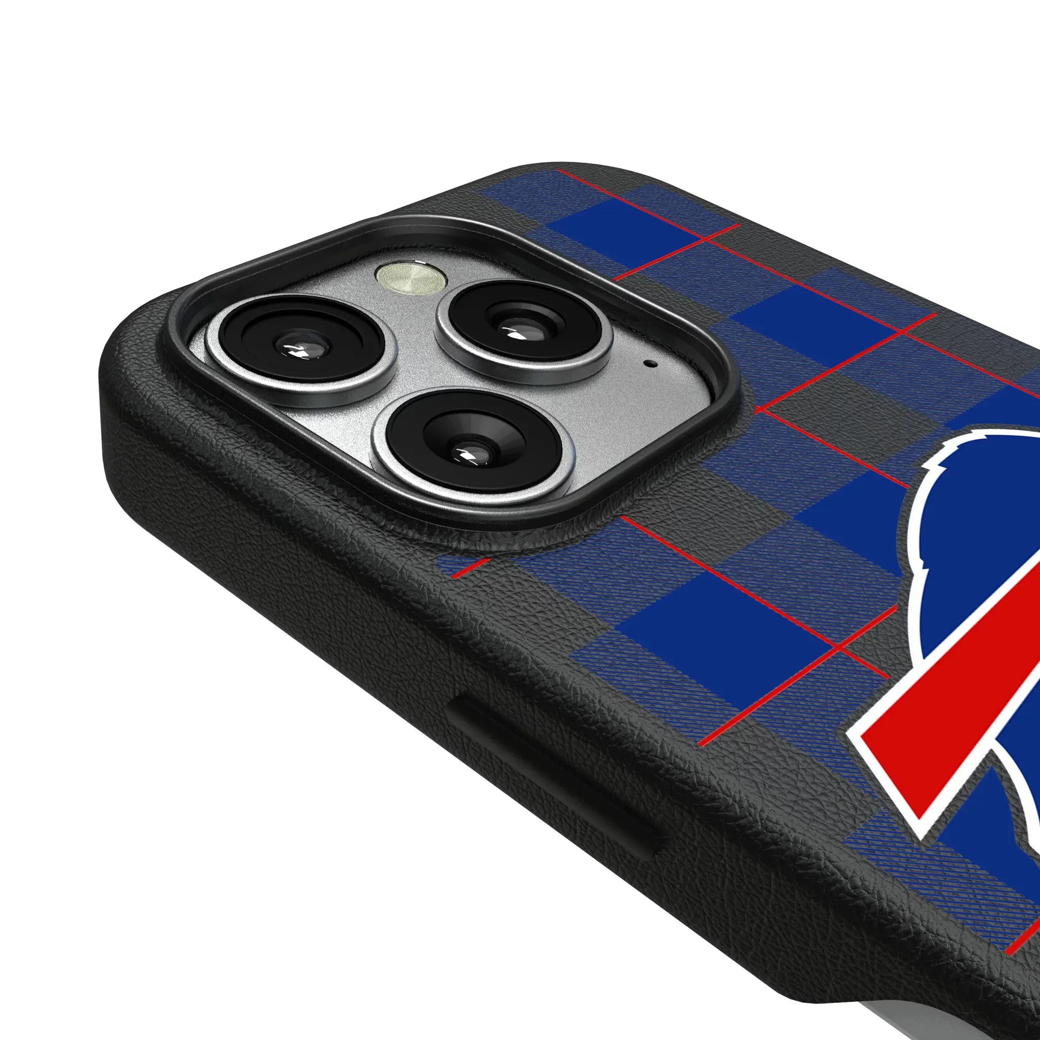 Buffalo Bills Plaid MagSafe Compatible Phone Case for Apple iPhone