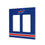 Buffalo Bills Stripe Hidden-Screw Light Switch Plate