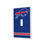 Buffalo Bills Stripe Hidden-Screw Light Switch Plate