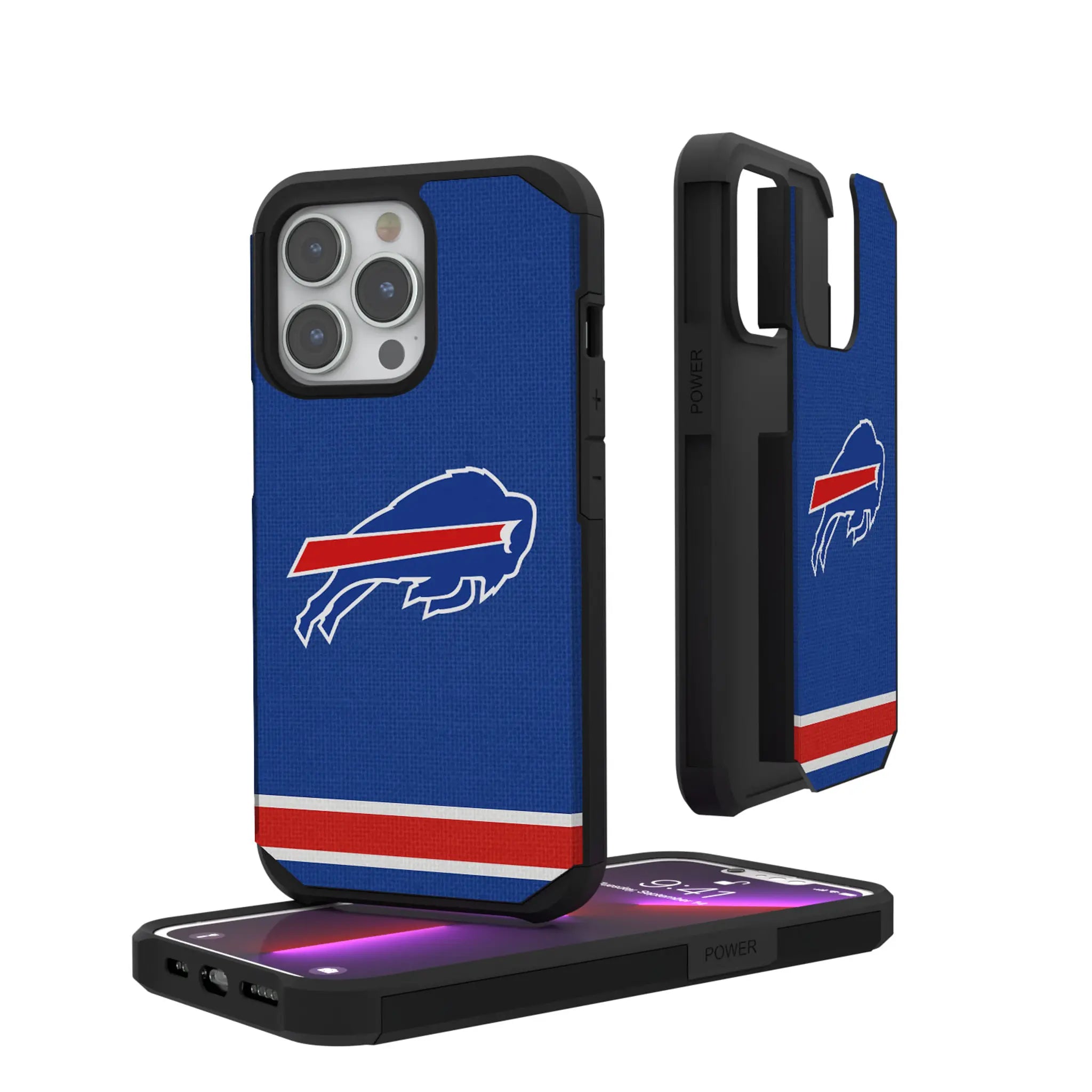 Buffalo Bills Stripe Rugged Phone Case