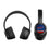 Buffalo Bills Stripe Wireless Over-Ear BT Headphones With Case