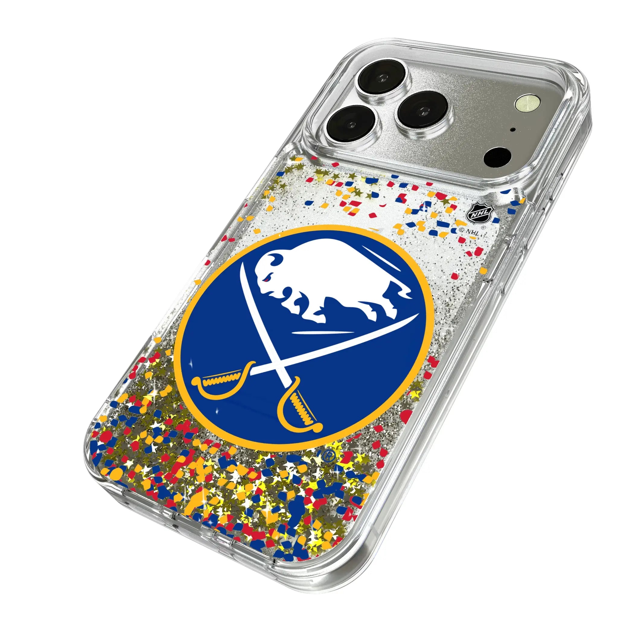 Buffalo Sabres Confetti Glitter Phone Case