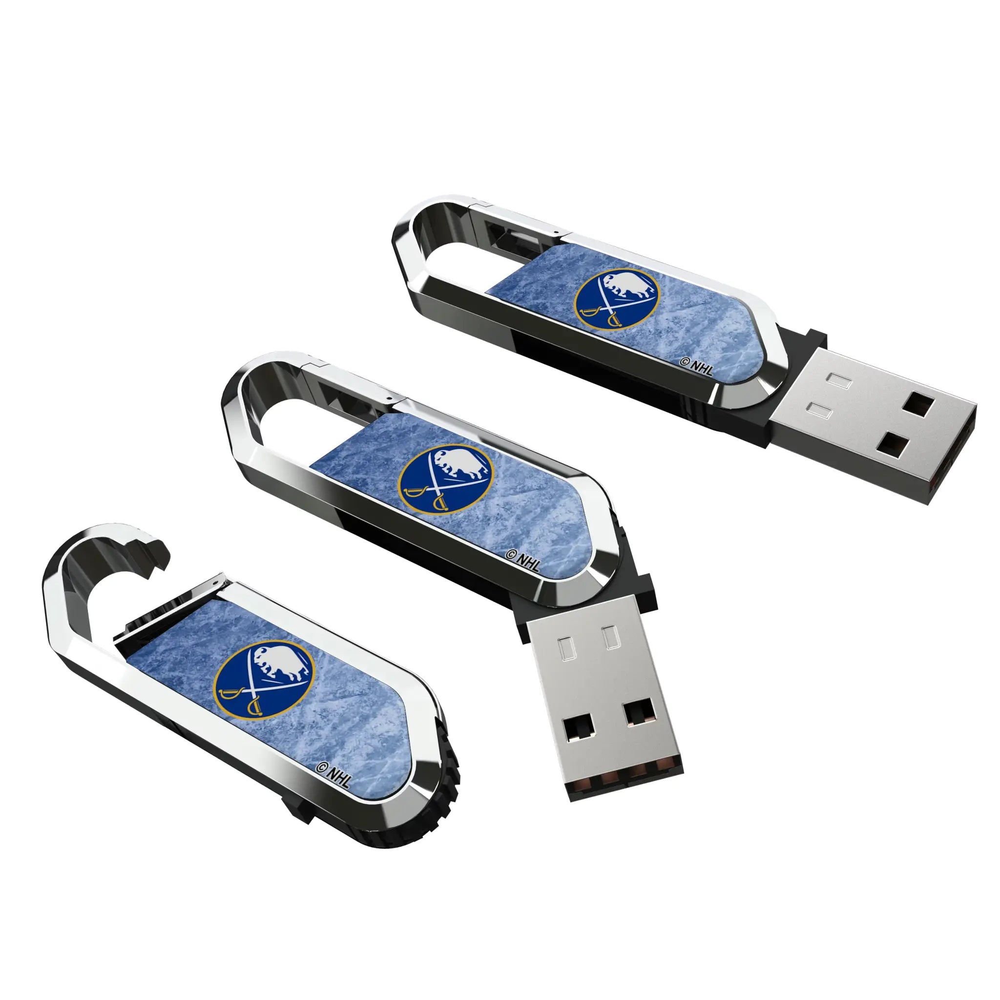 Buffalo Sabres Ice Flood USB 32GB Clip Style Flash Drive