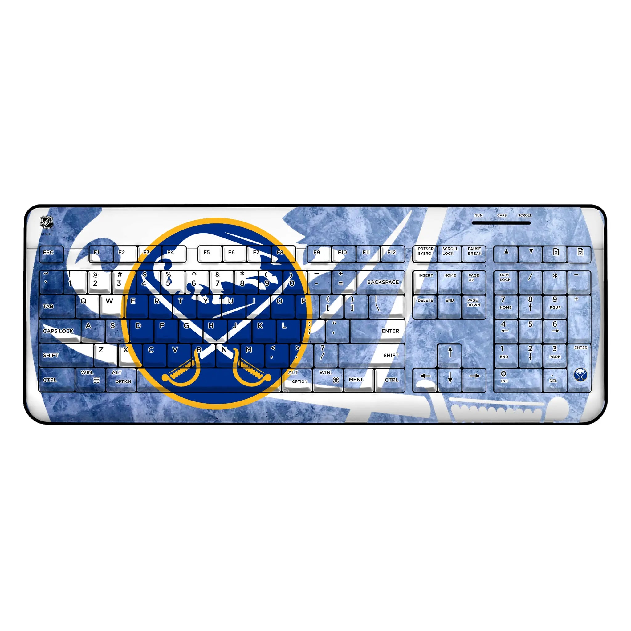 Buffalo Sabres Ice Tilt Wireless USB Keyboard