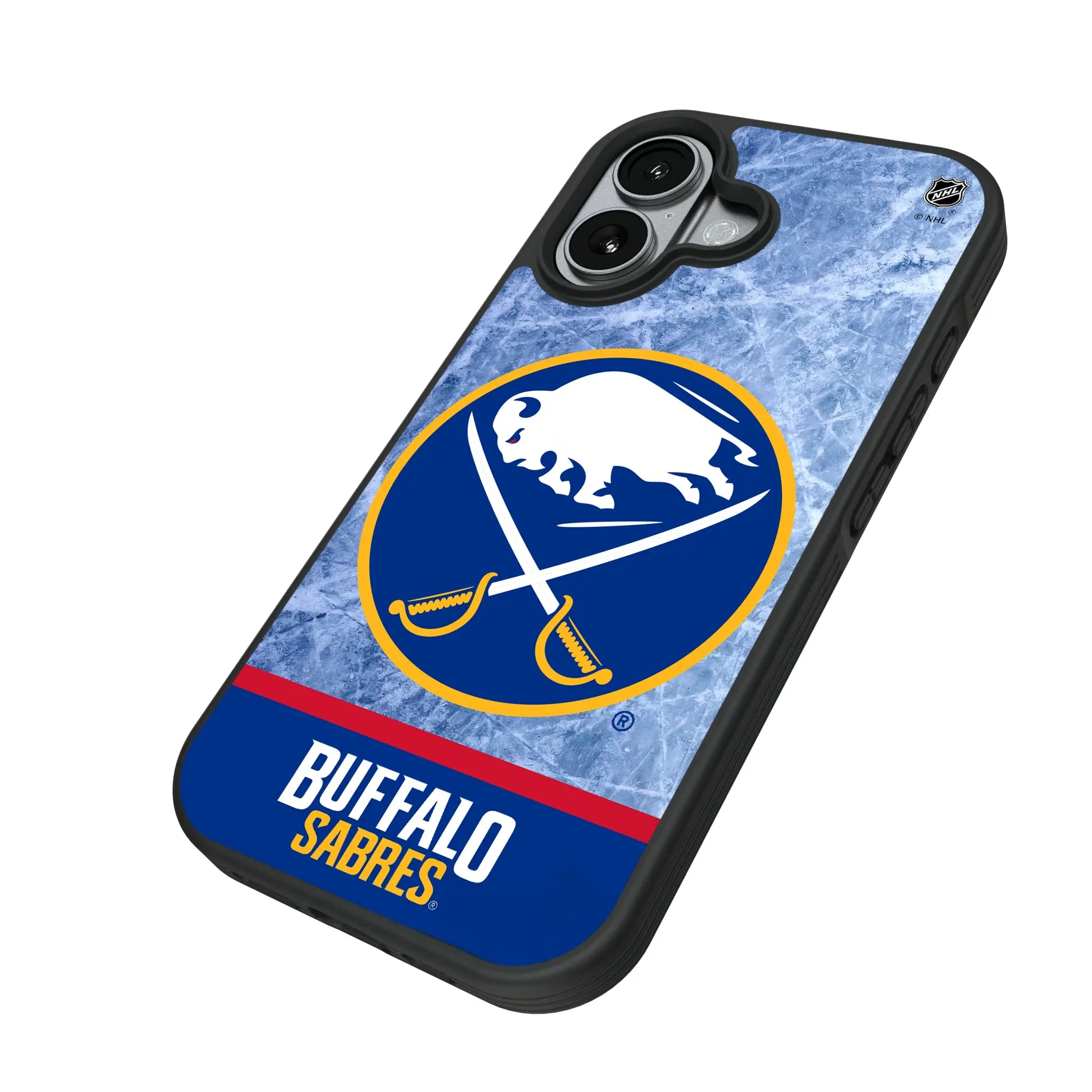 Buffalo Sabres Ice Wordmark Bump Phone Case