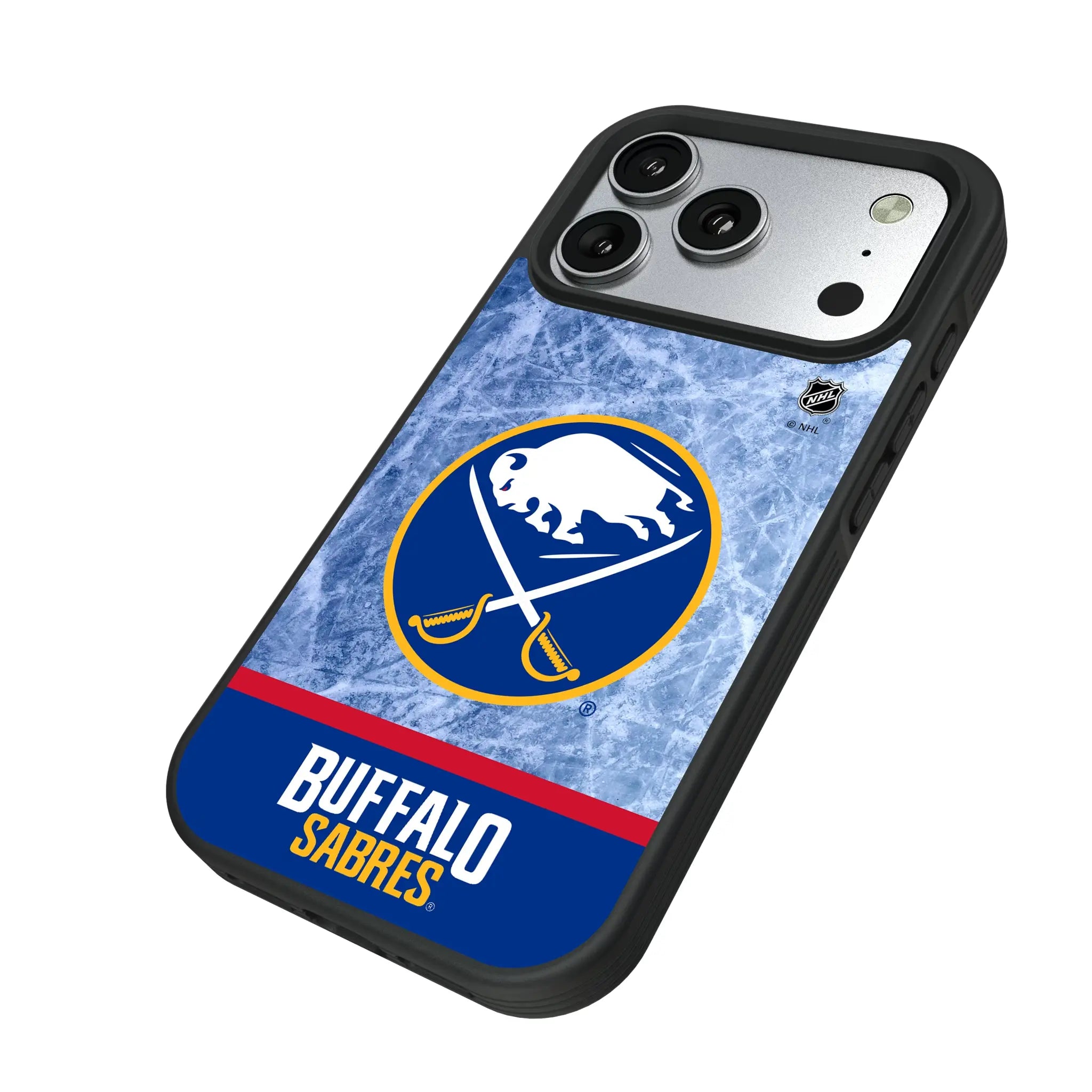 Buffalo Sabres Ice Wordmark Bump Phone Case