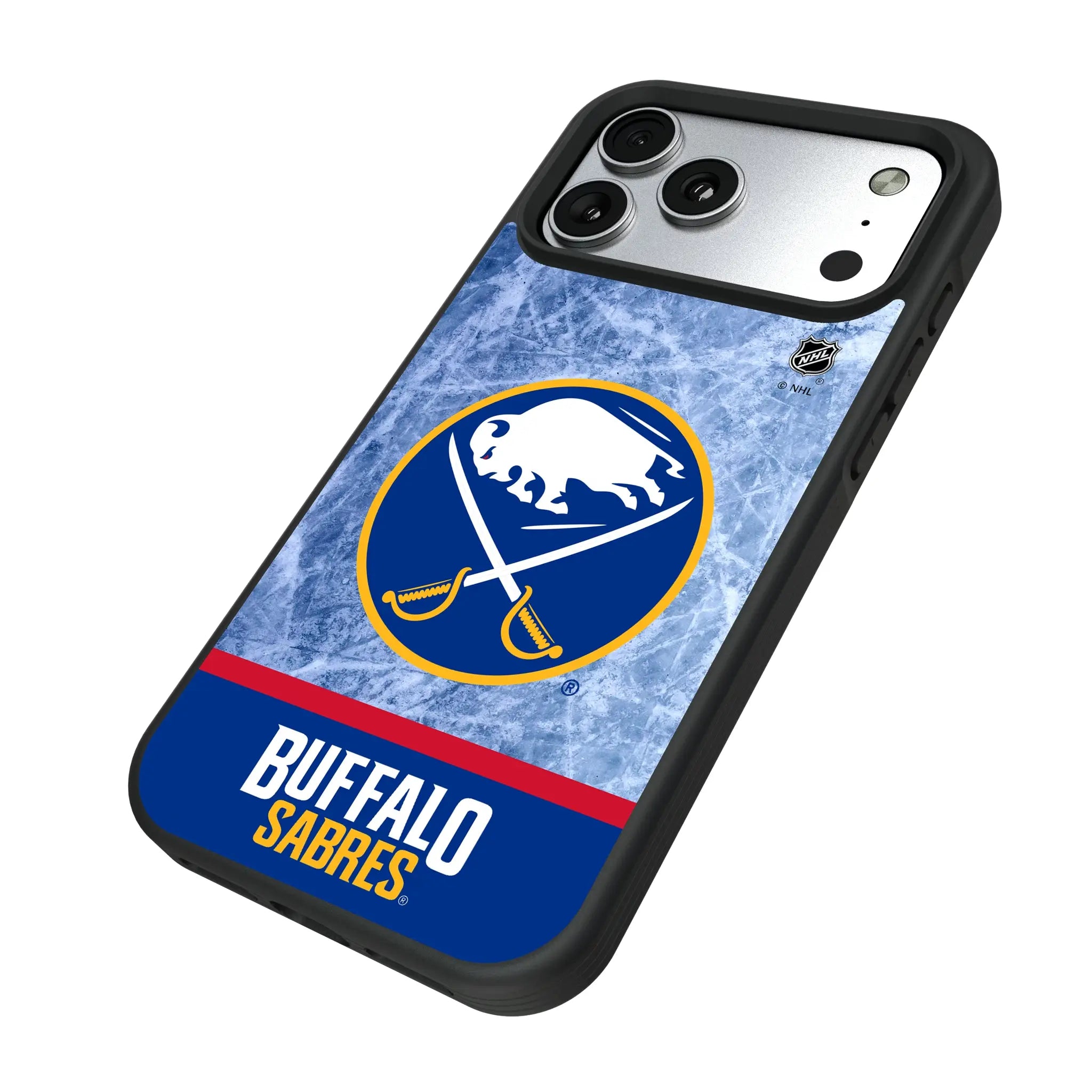 Buffalo Sabres Ice Wordmark Bump Phone Case
