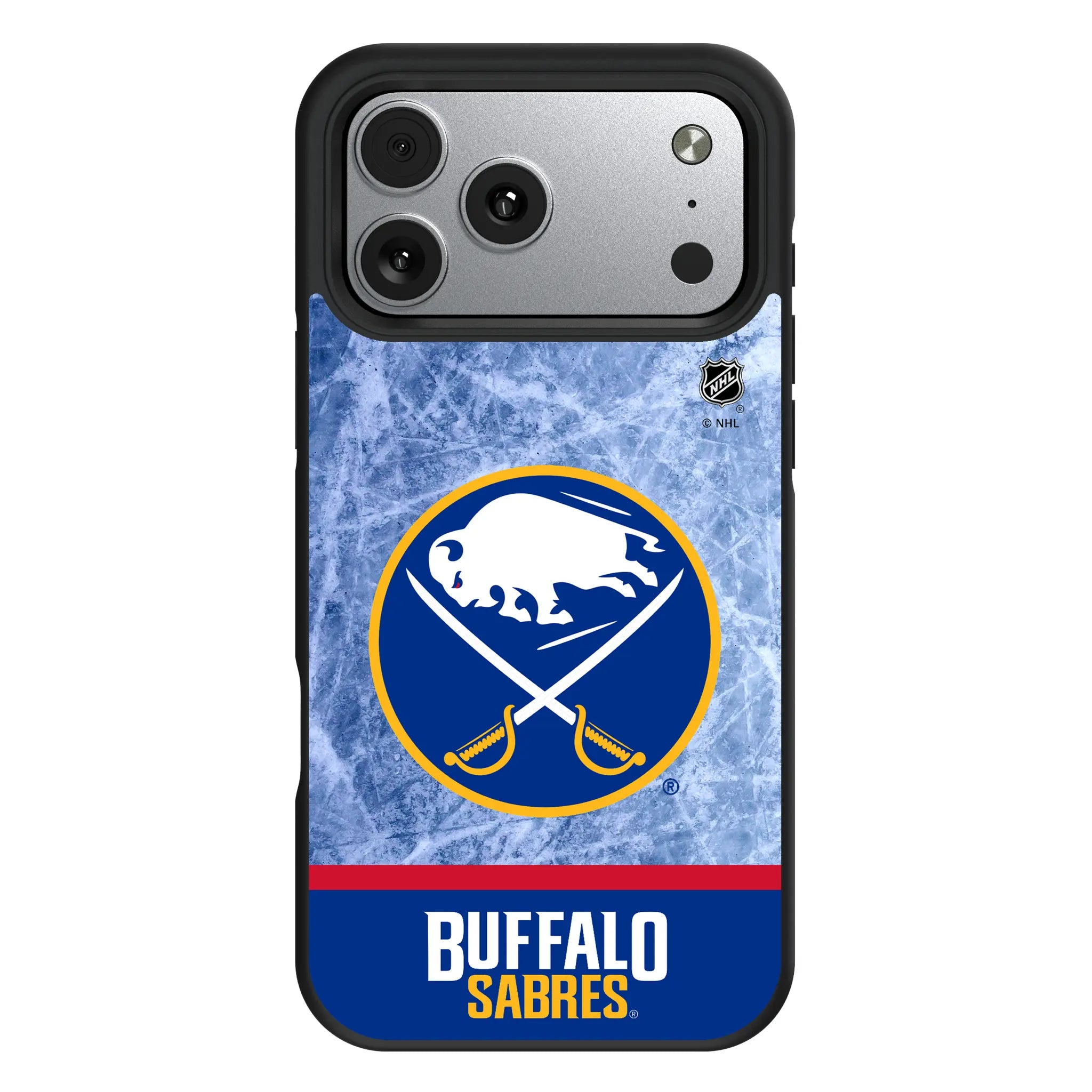 Buffalo Sabres Ice Wordmark Bump Phone Case