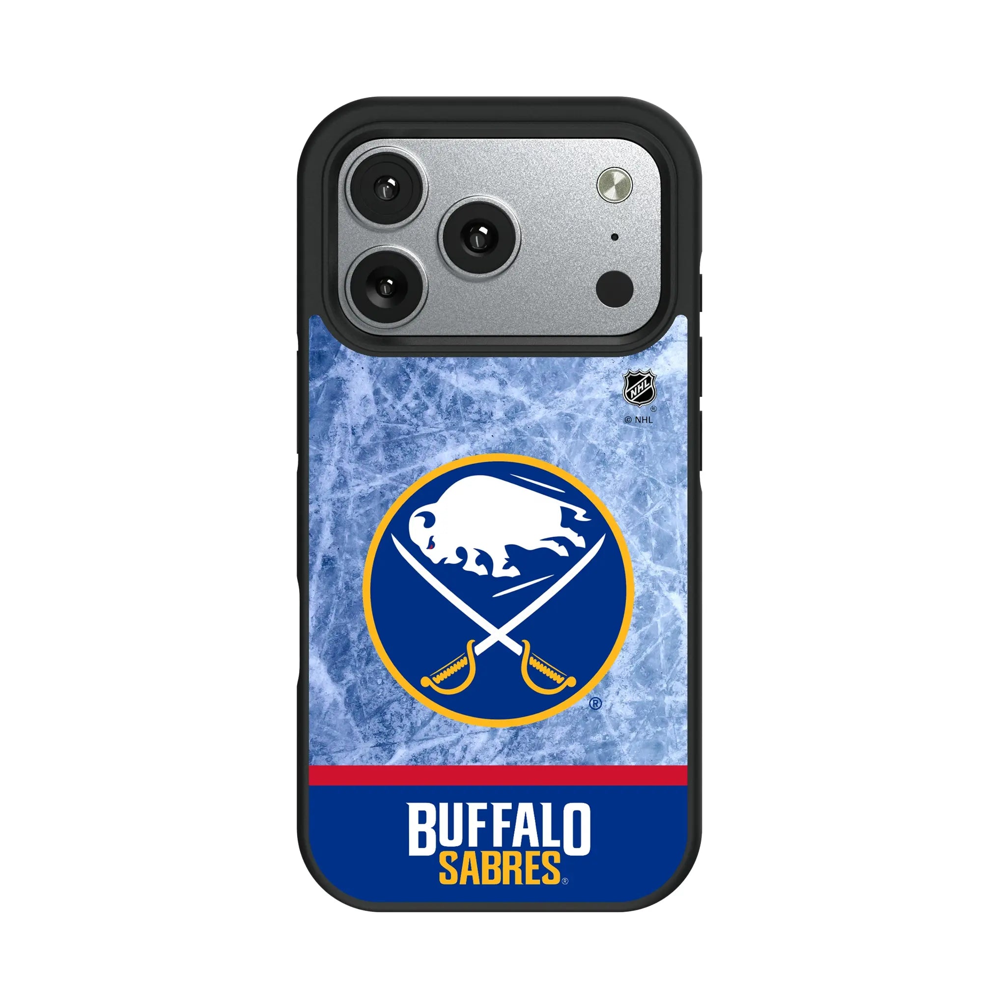 Buffalo Sabres Ice Wordmark Bump Phone Case