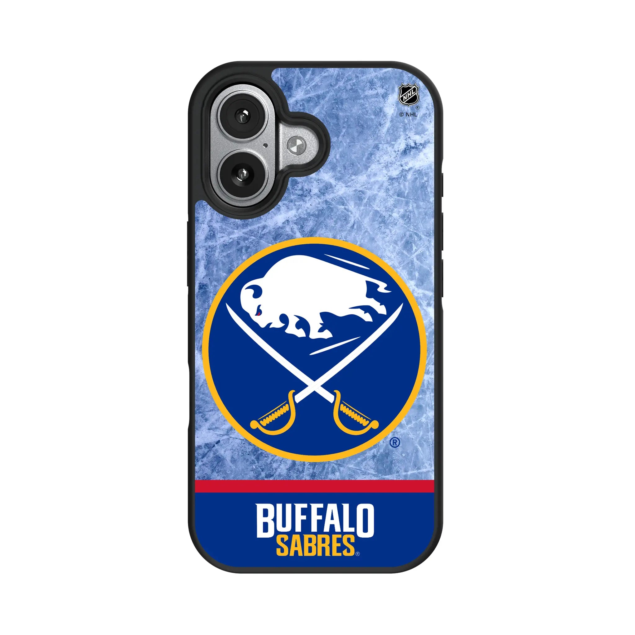 Buffalo Sabres Ice Wordmark Bump Phone Case