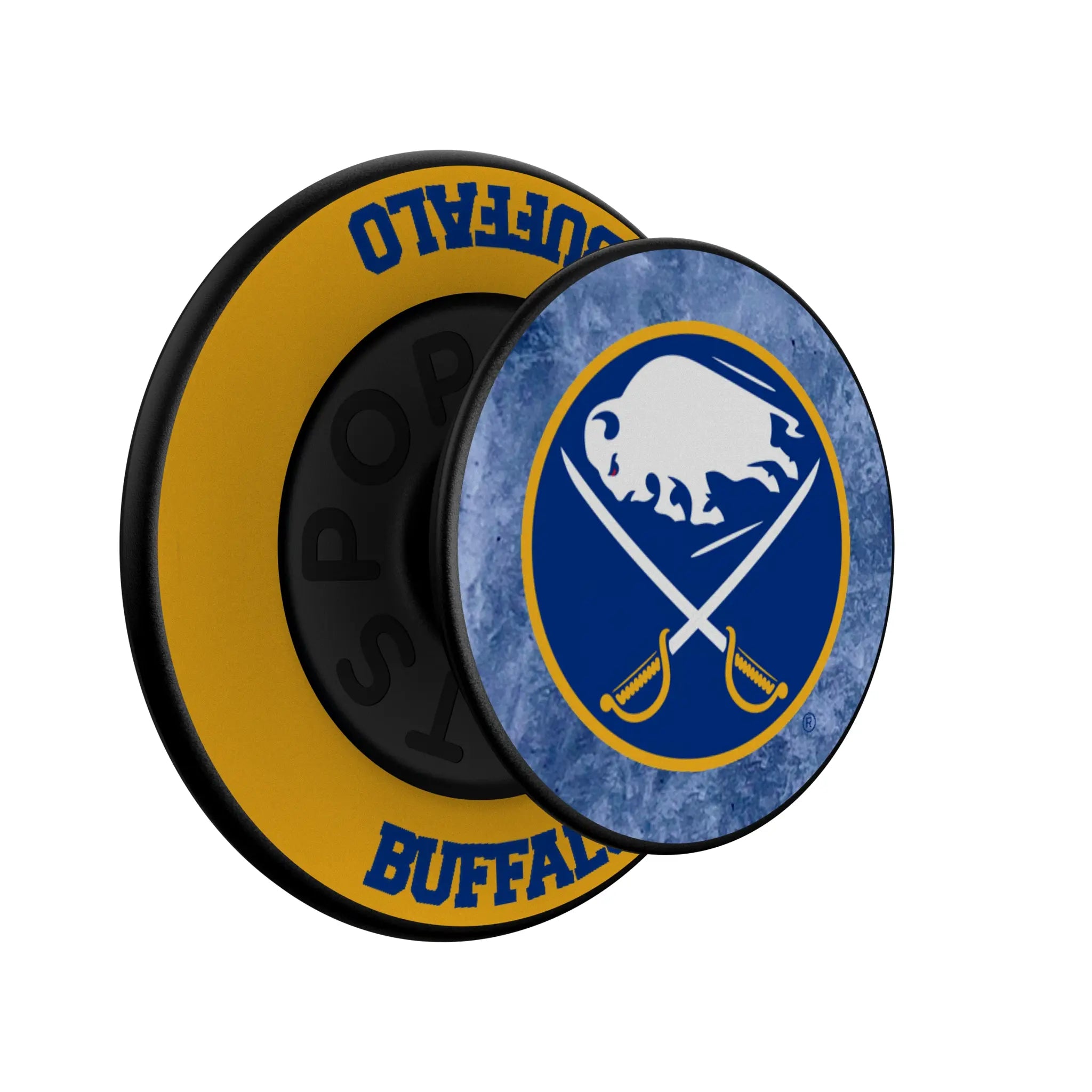 Buffalo Sabres Ice Wordmark PopSockets Magnetic Phone Grip and Stand