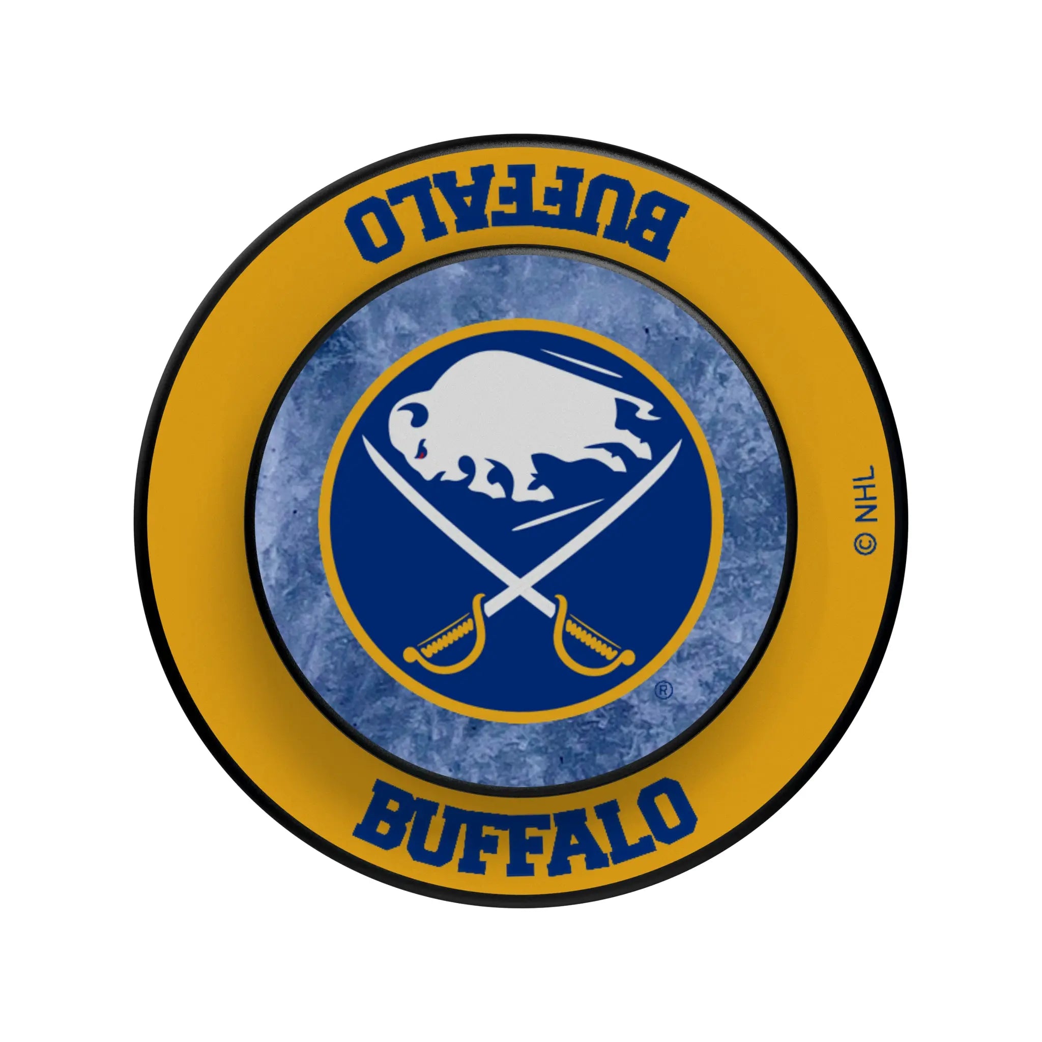 Buffalo Sabres Ice Wordmark PopSockets Magnetic Phone Grip and Stand