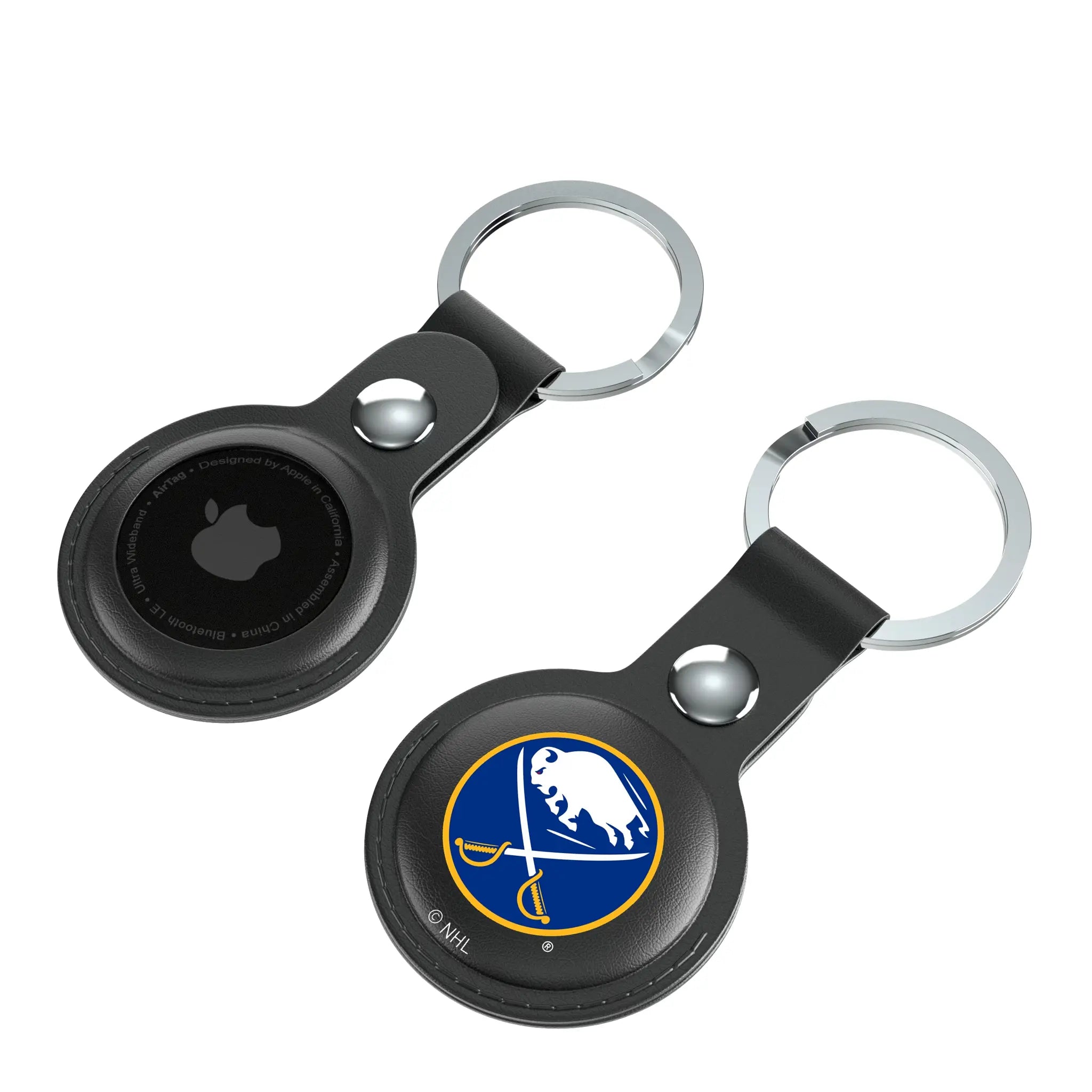 Buffalo Sabres Insignia Black Airtag Holder 2-Pack