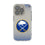 Buffalo Sabres Linen Clear Phone Case for Apple iPhone