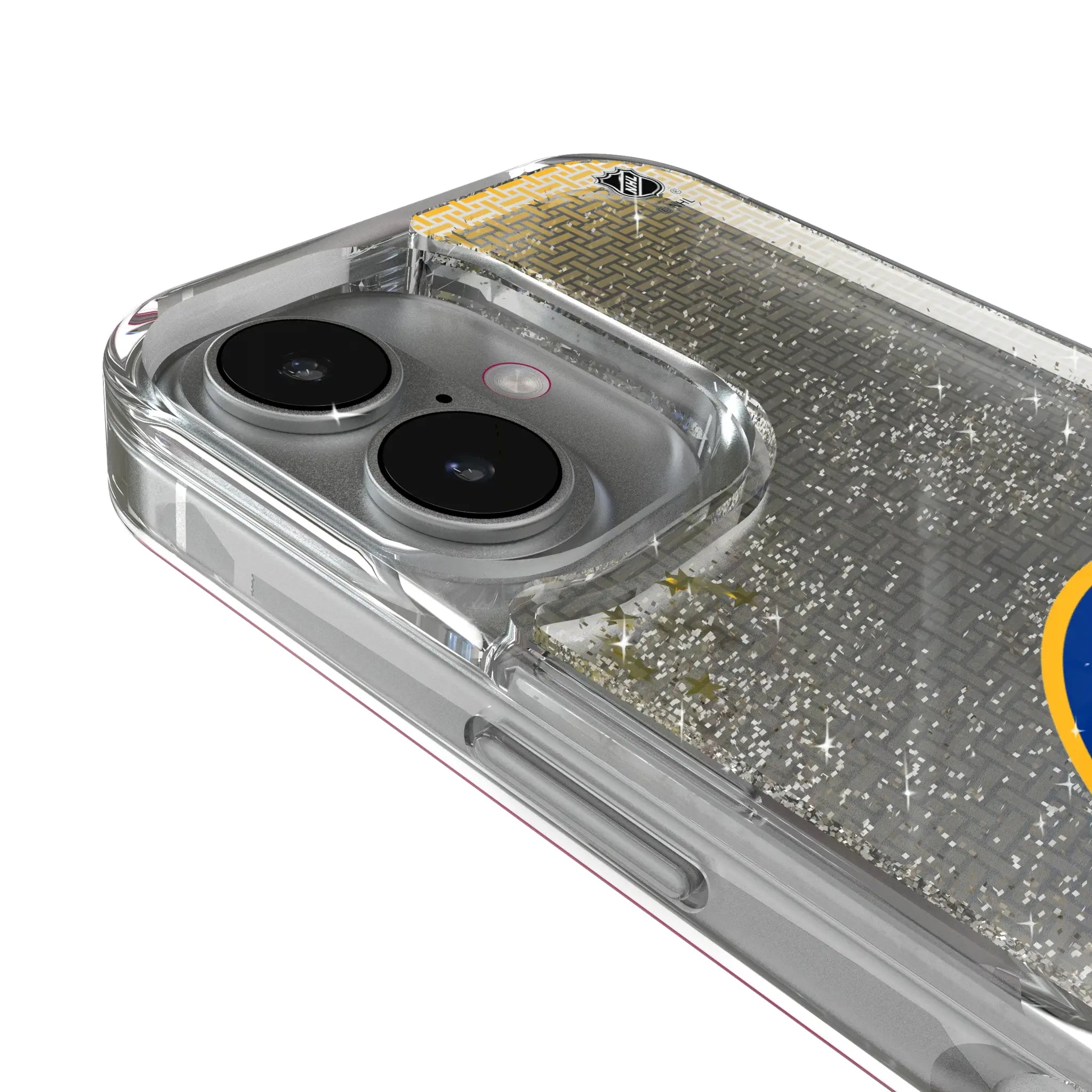 Buffalo Sabres Linen Glitter Phone Case