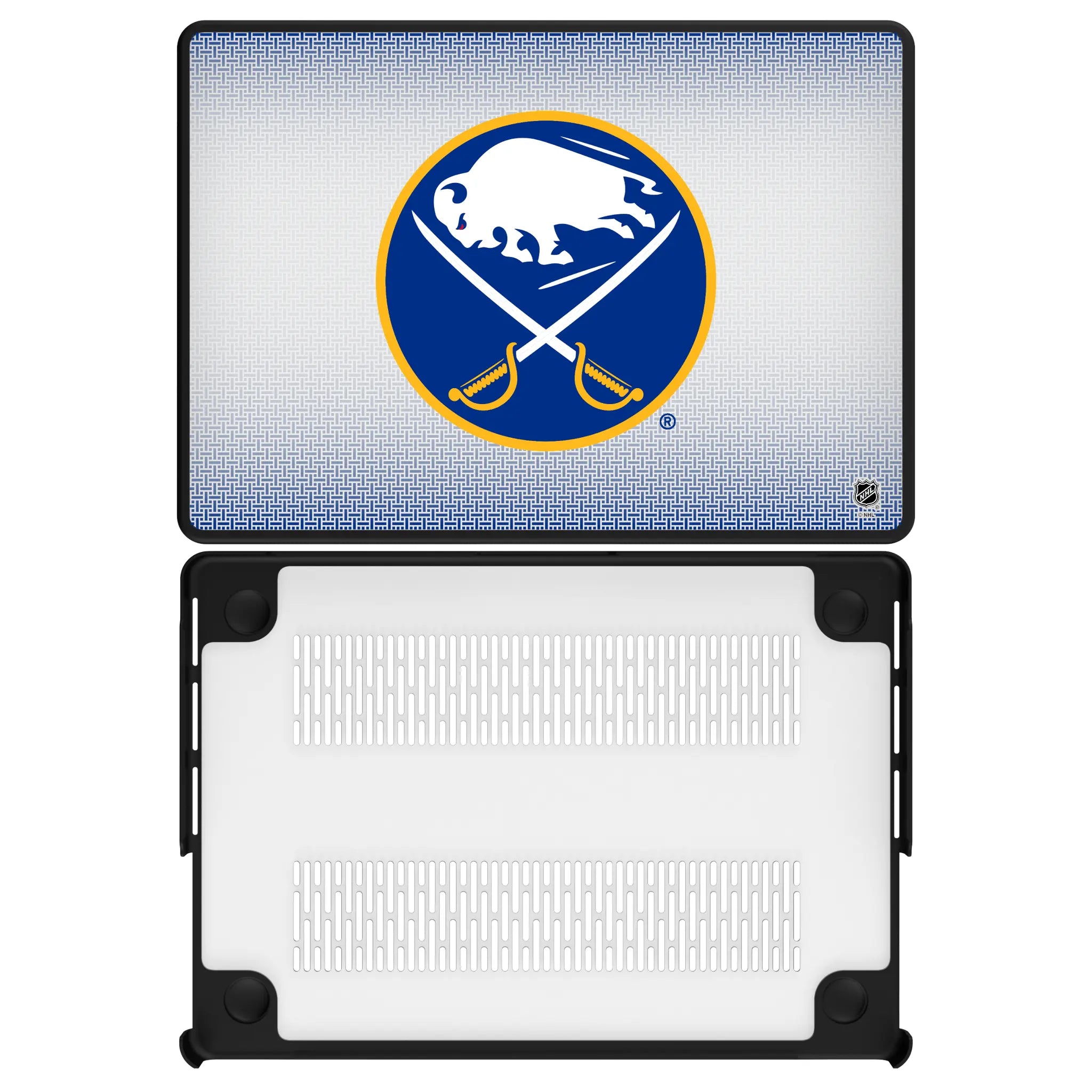Buffalo Sabres Linen Laptop Case for Apple MacBook
