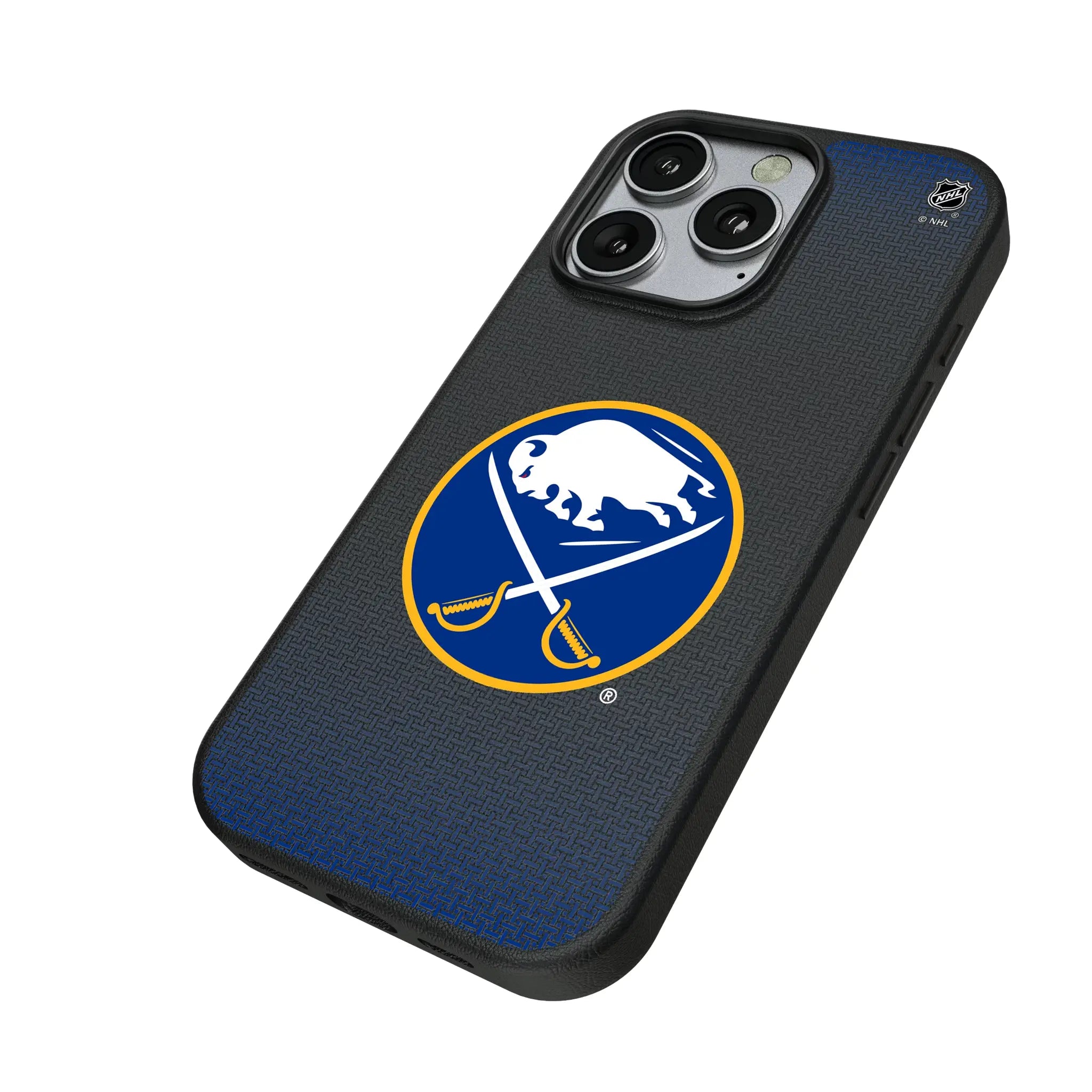Buffalo Sabres Linen MagSafe Compatible Phone Case for Apple iPhone