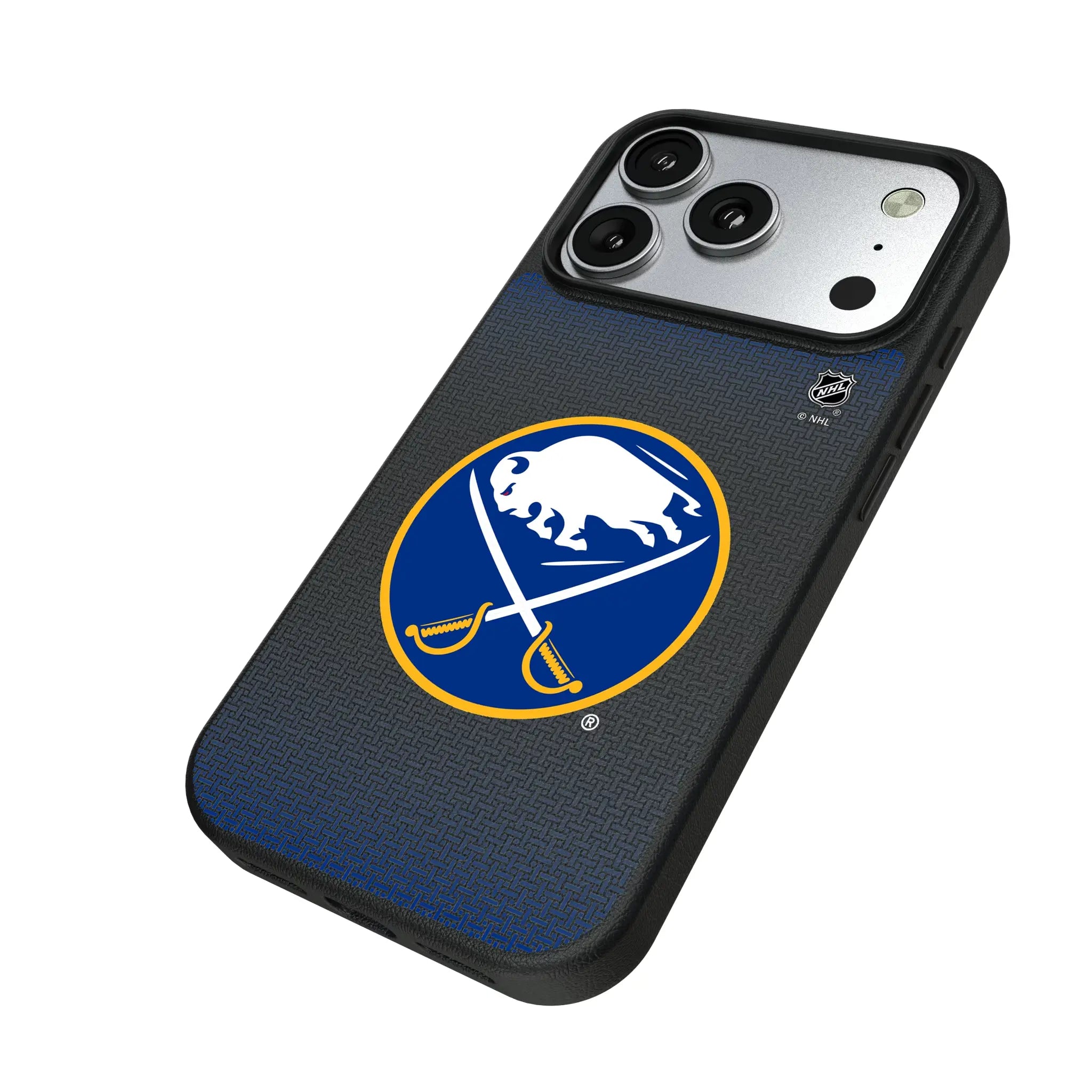 Buffalo Sabres Linen MagSafe Compatible Phone Case for Apple iPhone