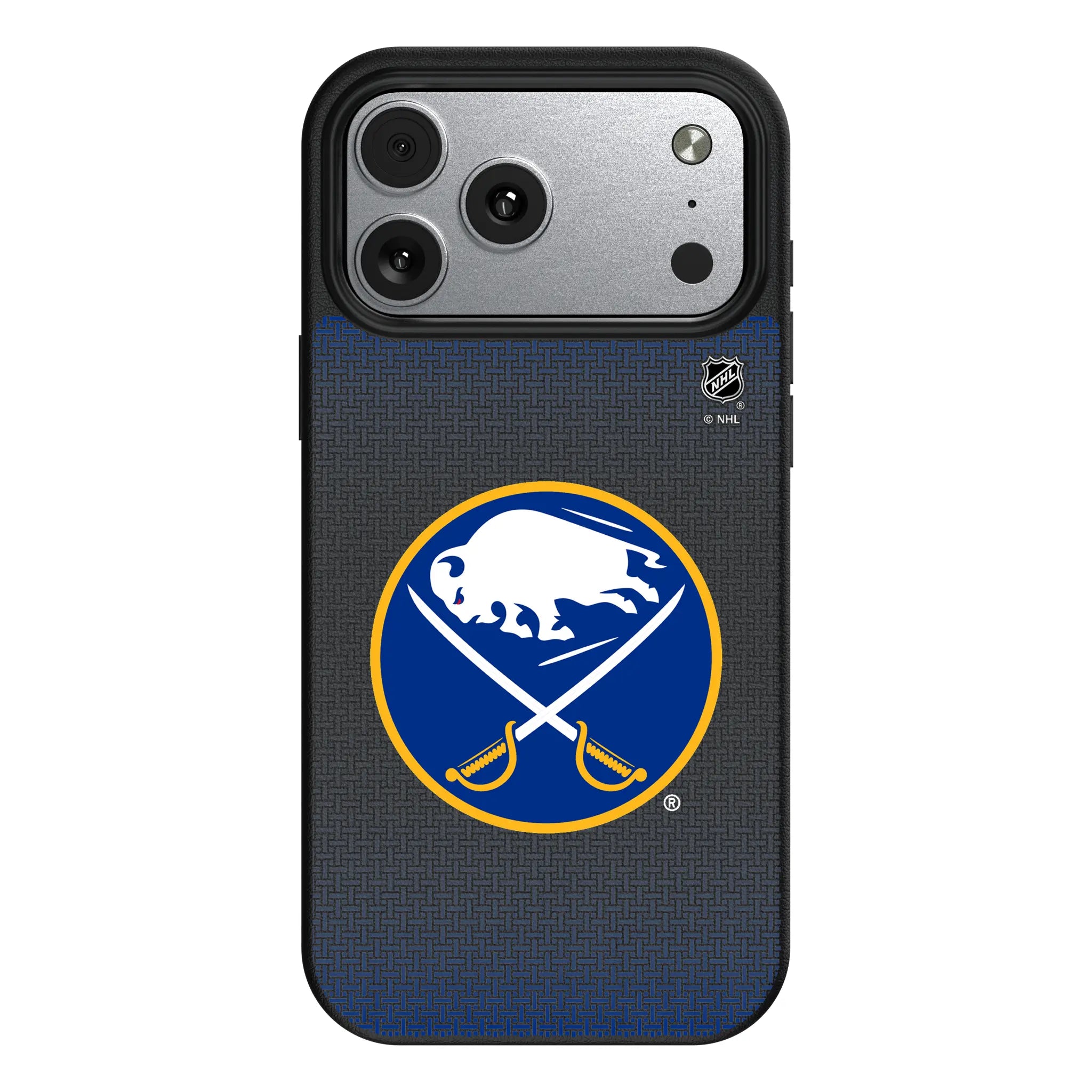 Buffalo Sabres Linen MagSafe Compatible Phone Case for Apple iPhone