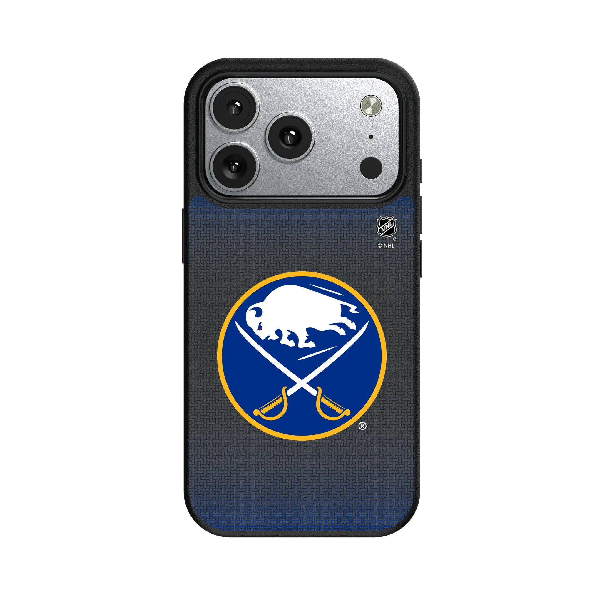 Buffalo Sabres Linen MagSafe Compatible Phone Case for Apple iPhone