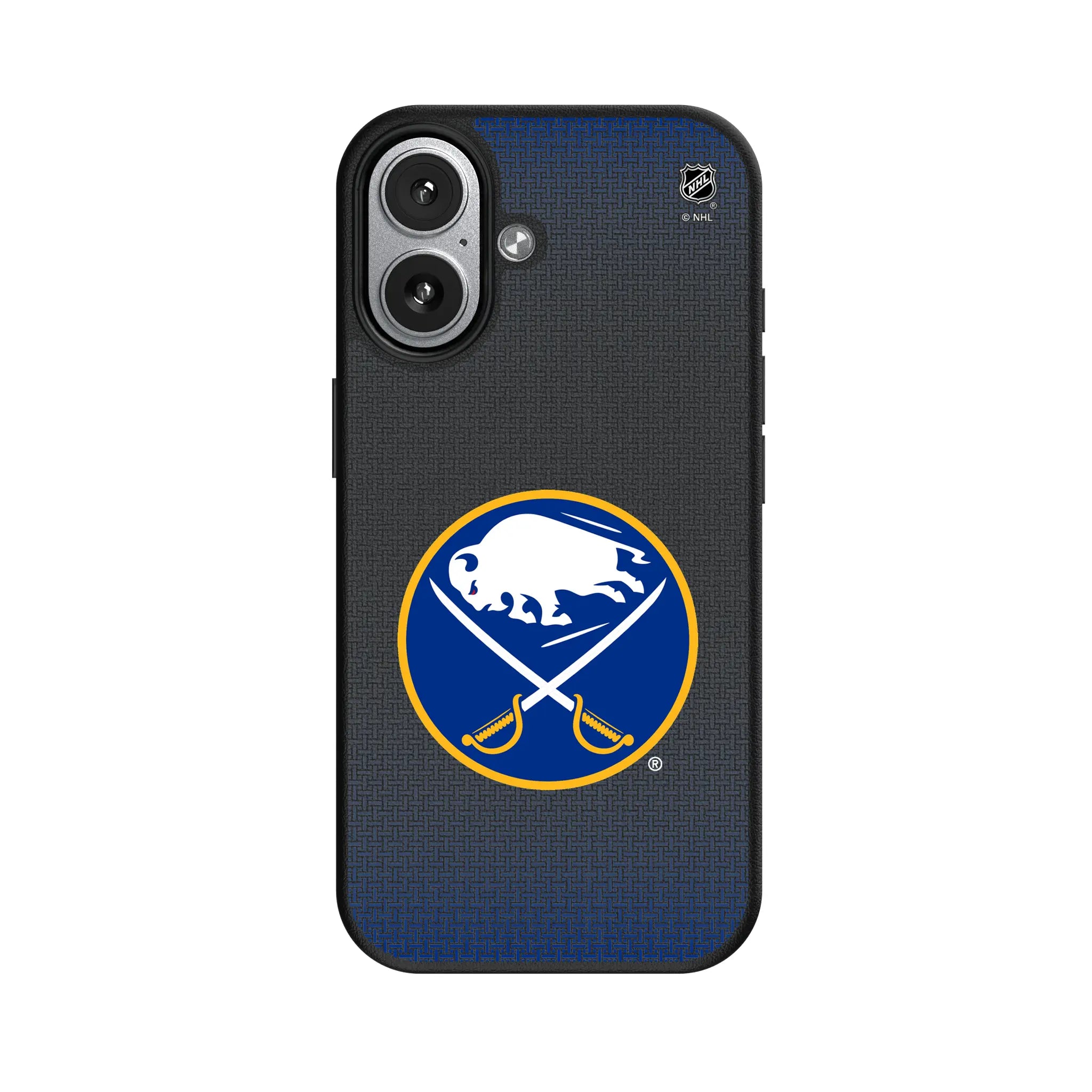 Buffalo Sabres Linen MagSafe Compatible Phone Case for Apple iPhone