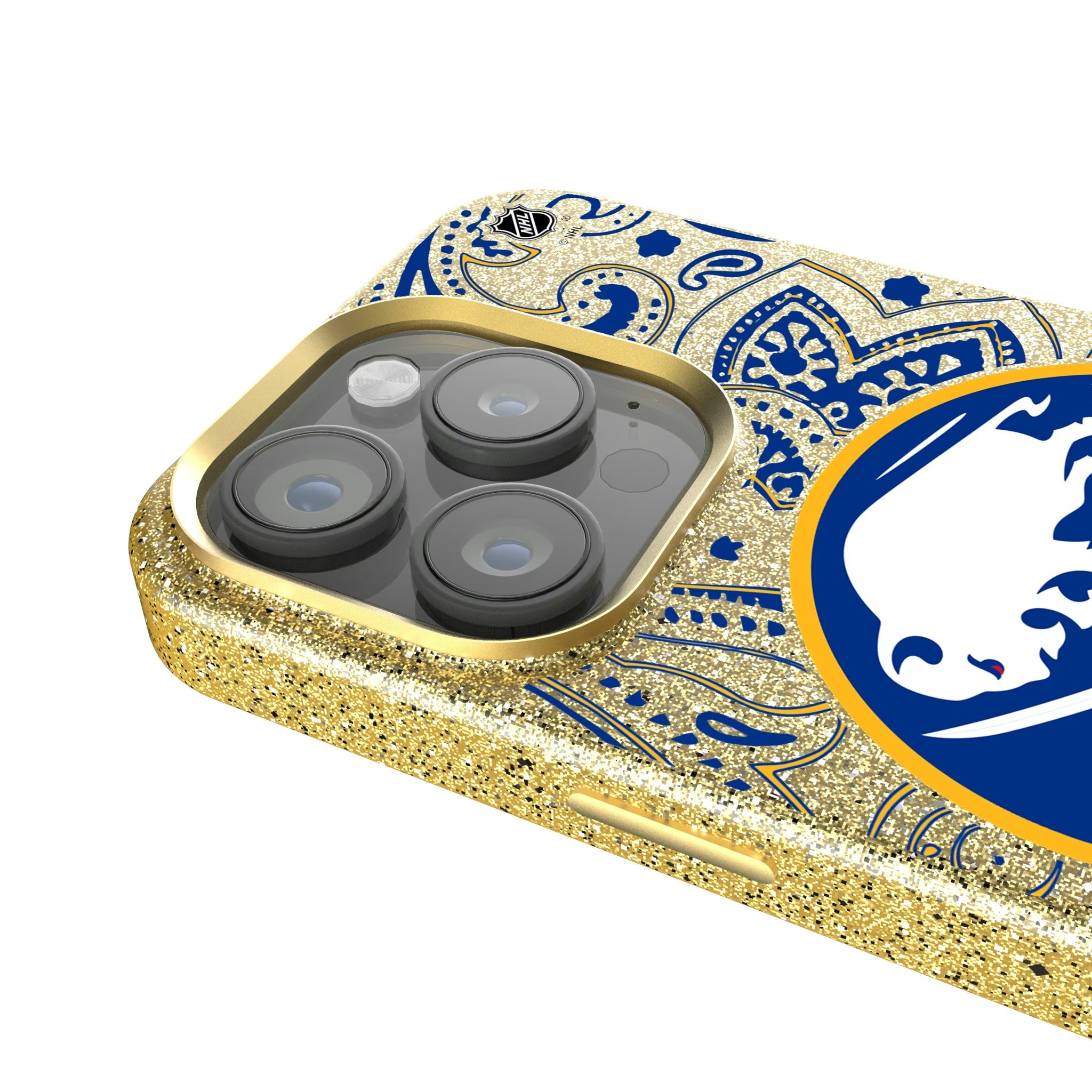 Buffalo Sabres Paisley Bling Phone Case