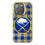 Buffalo Sabres Plaid Bling Phone Case